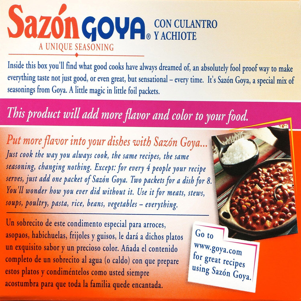 Goya Sazon Seasoning, 8-ct. Boxes