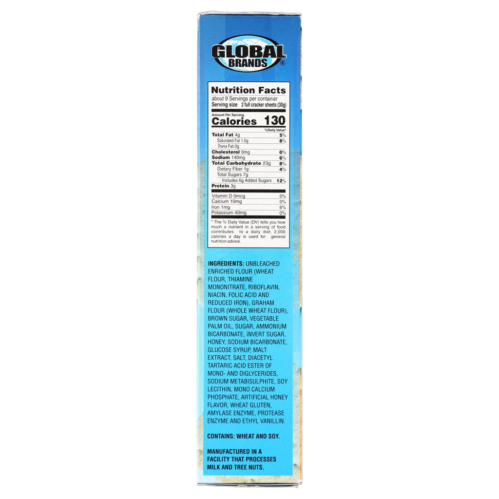 Global Brands Honey Graham Crackers, 9.6-Oz.