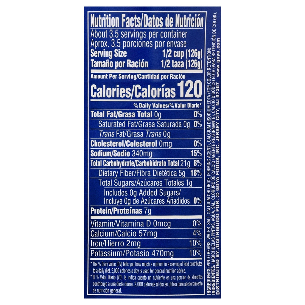Goya Premium Pinto Beans, 15.5-oz. Cans