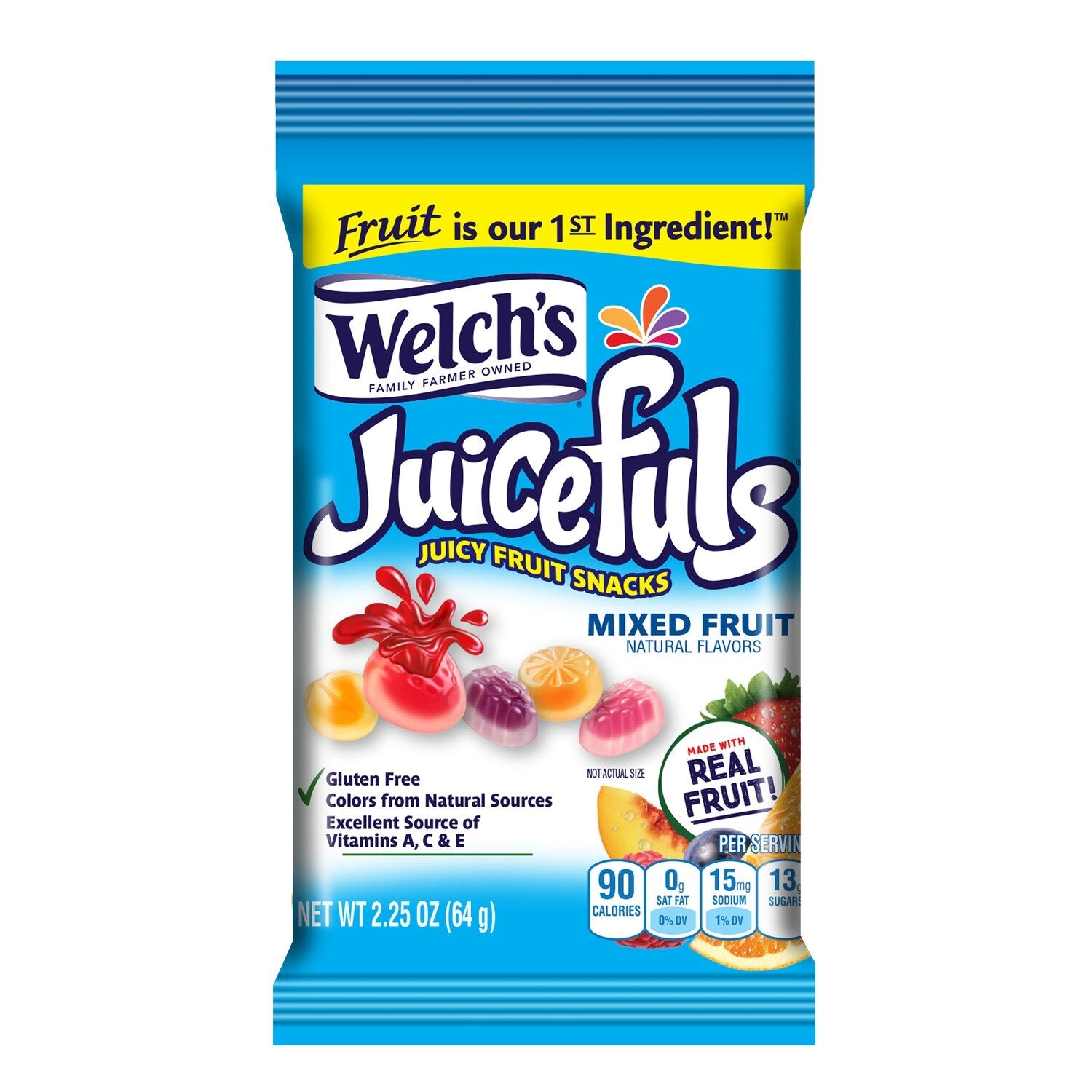 Welchâs Juicefuls Fruit Snacks - Mixed Fruit, 2.25-oz. Bags