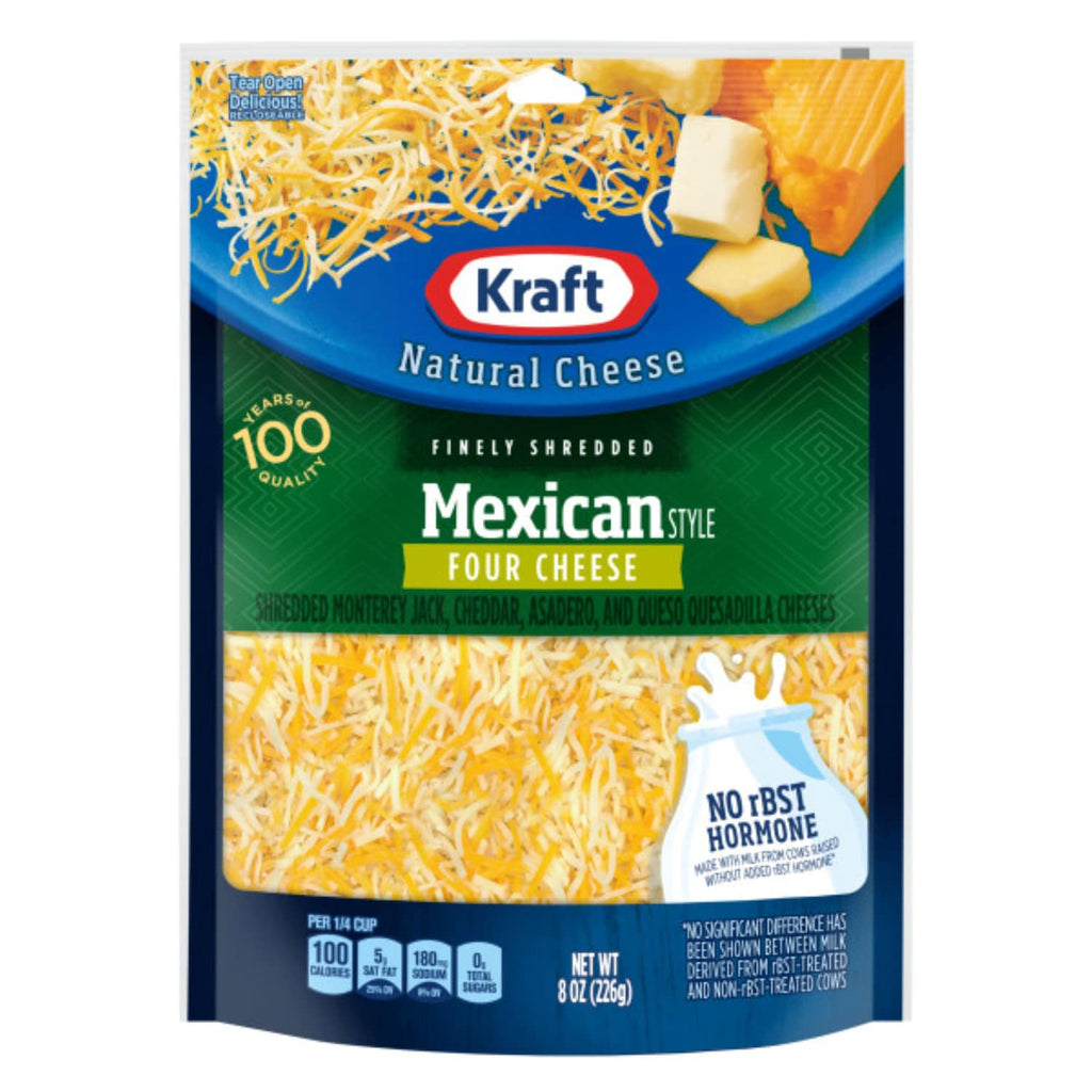 Kraft Mexican Shredded Four Cheese, 1-ct.