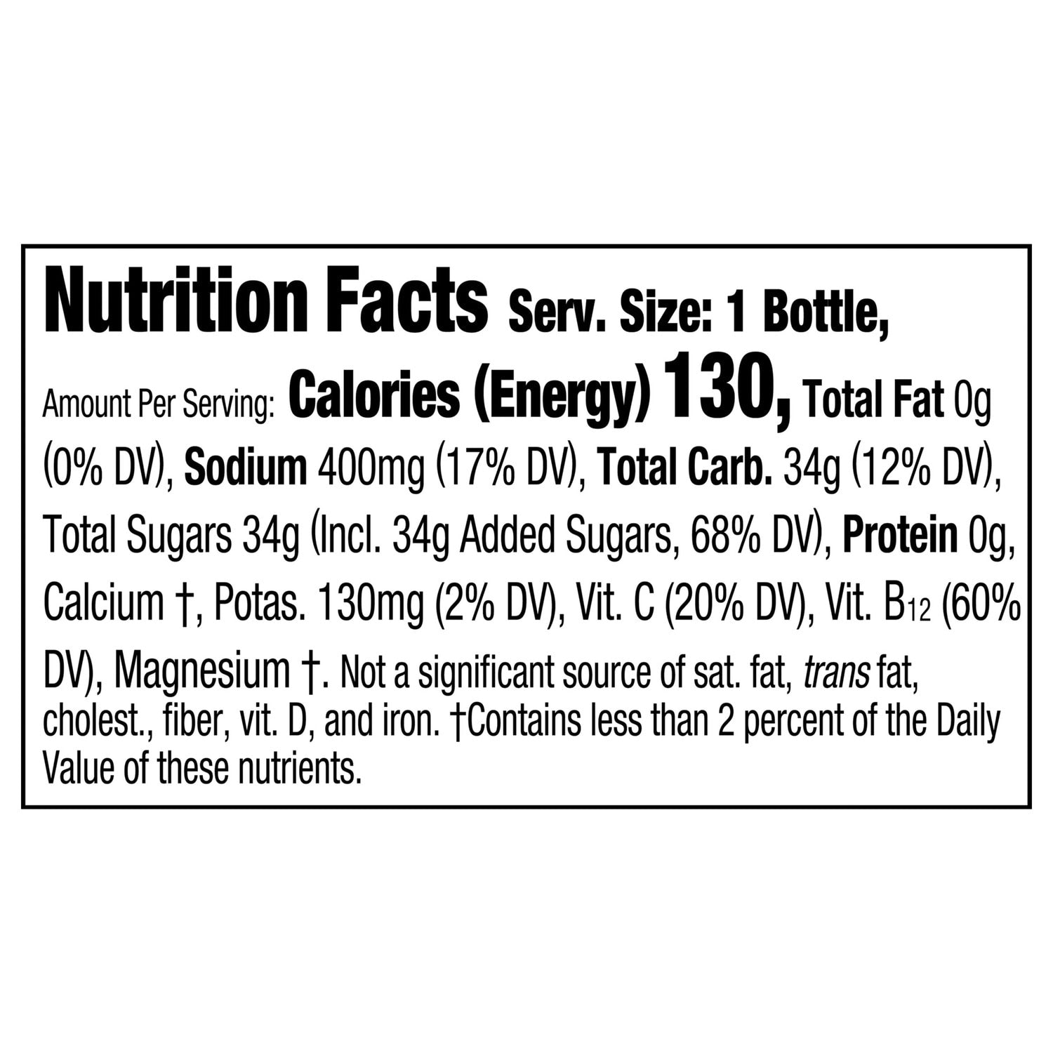 Powerade Fruit Punch Sports Drink, 20 fl oz. Bottle