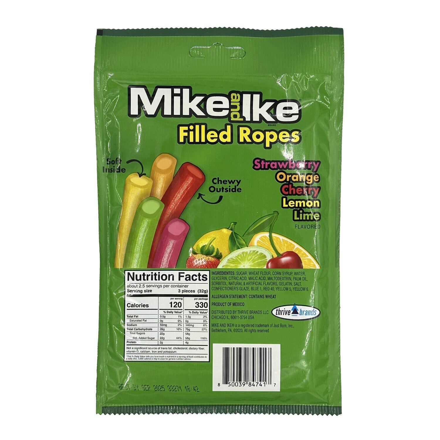 Mike And Ike Filled Ropes, 1-ct.
