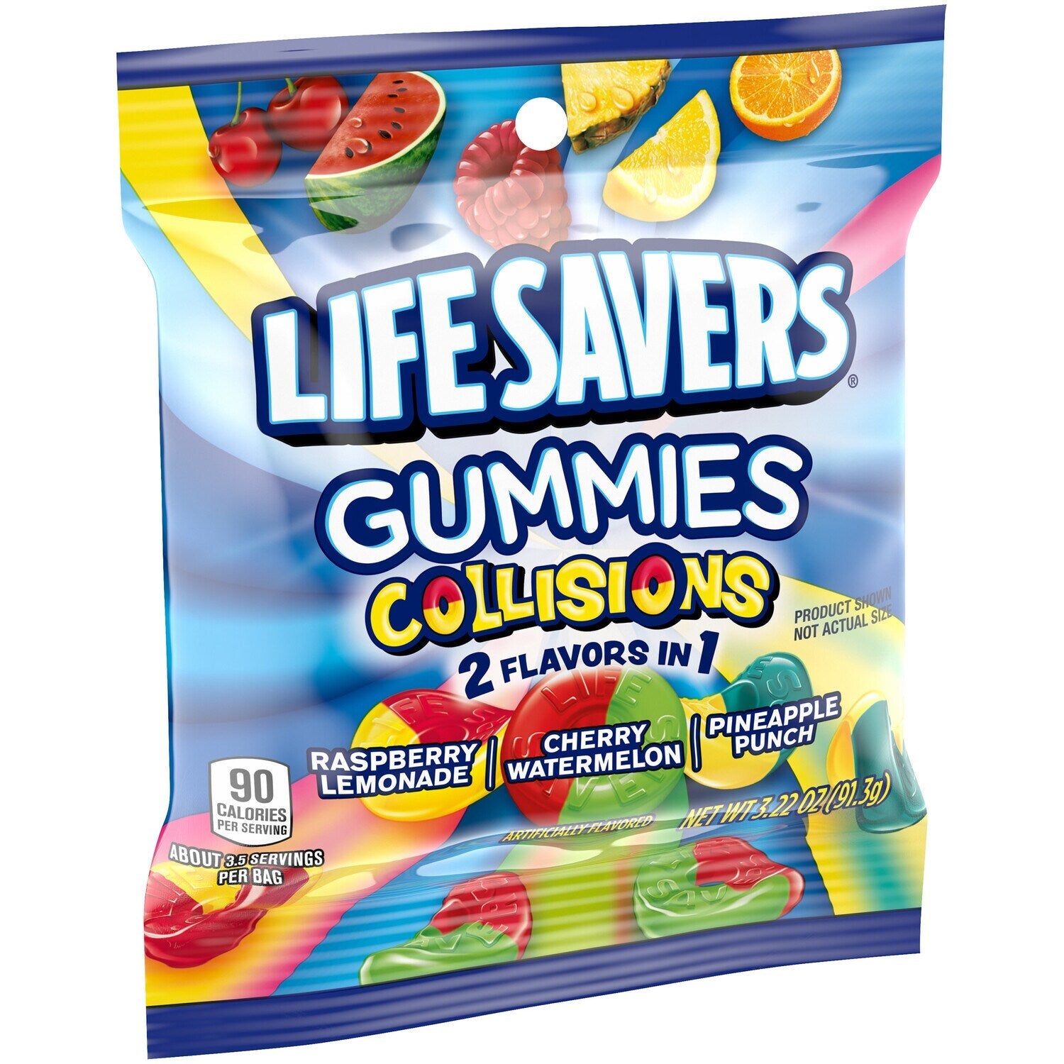 LIFE SAVERS Collisions Gummy Candy, 3.22 oz Bag