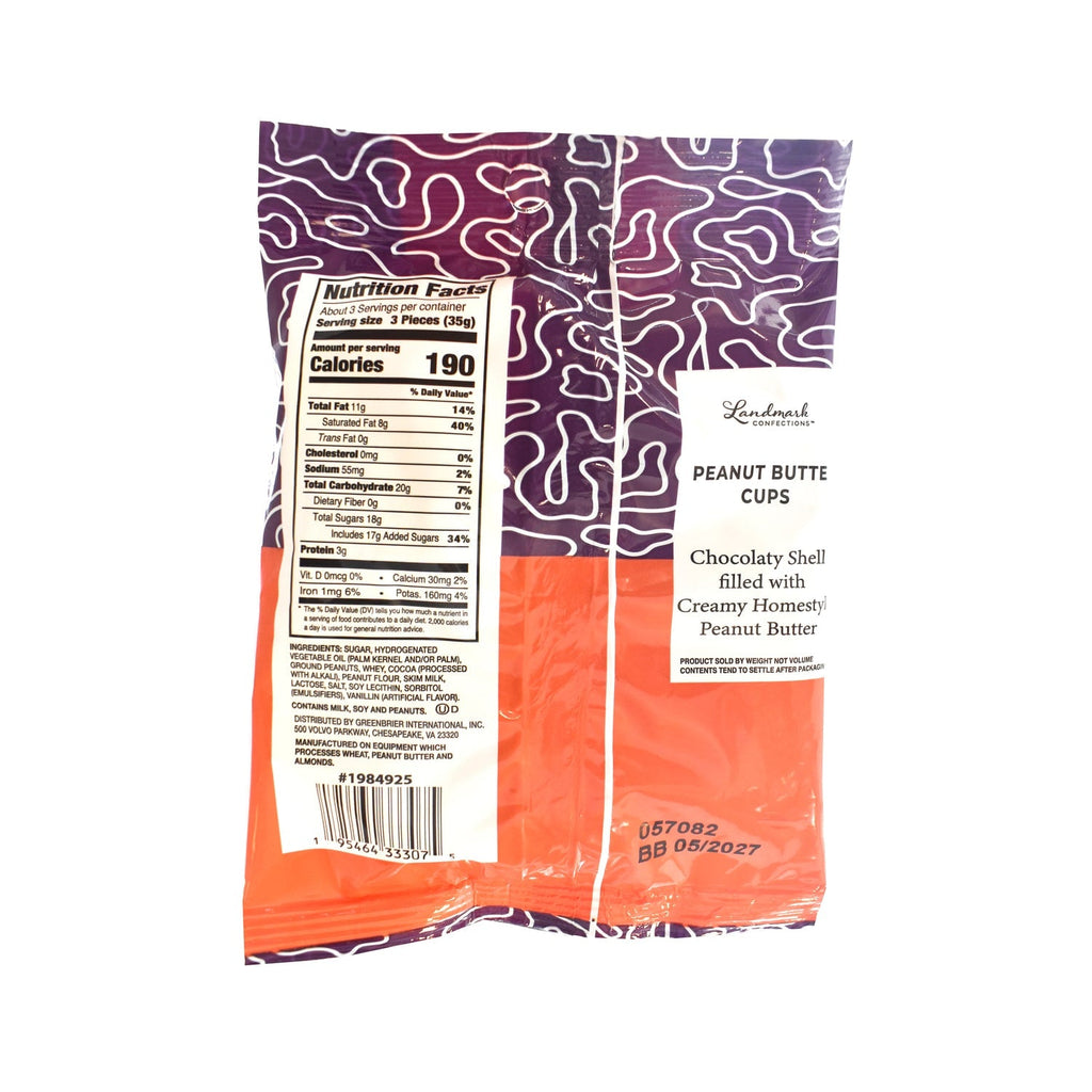 Landmark Confections Peanut Butter Cups, 3-pc Pack.