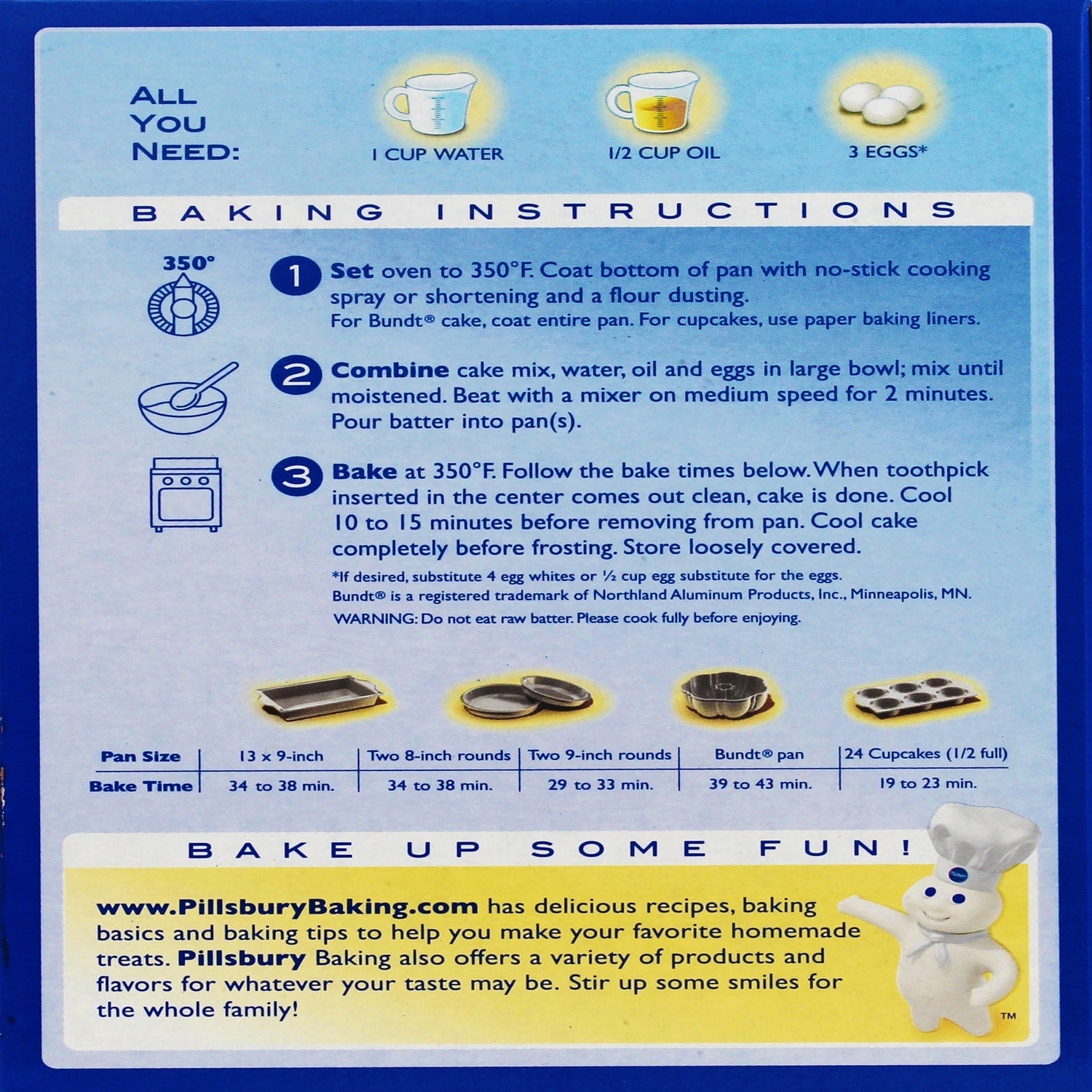 Pillsbury Traditional Chocolate Cake Mix, 15.25-oz. Boxes