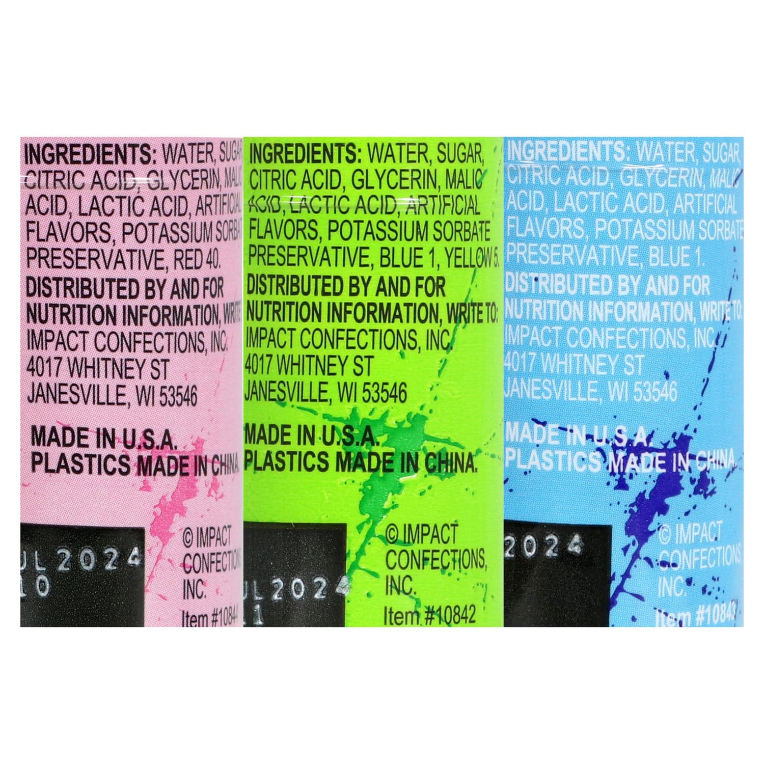 Warheads Super Sour Candy Spray, 0.68 fl oz Spray Bottles