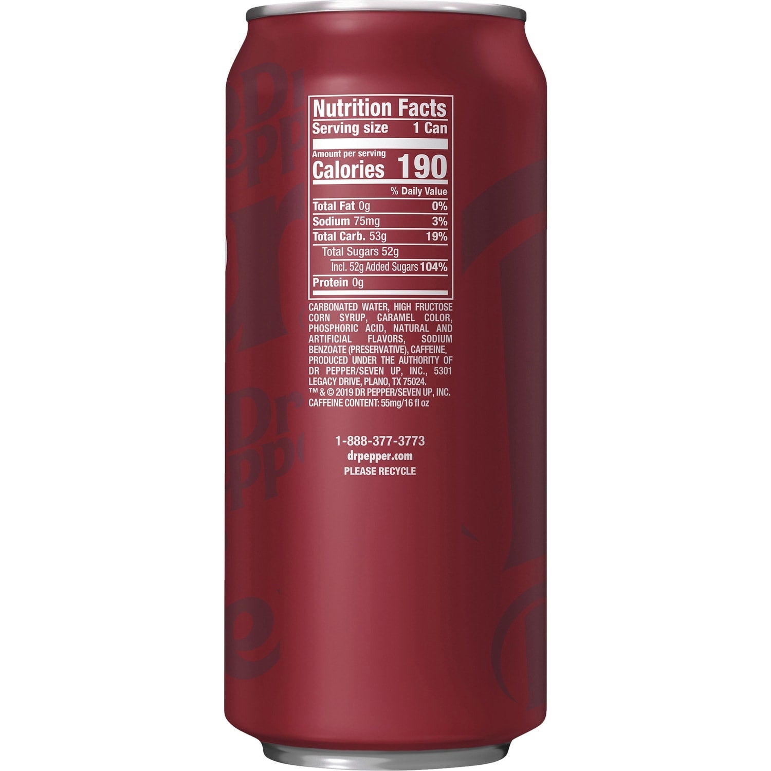 Dr Pepper Soda Can, 1-ct.