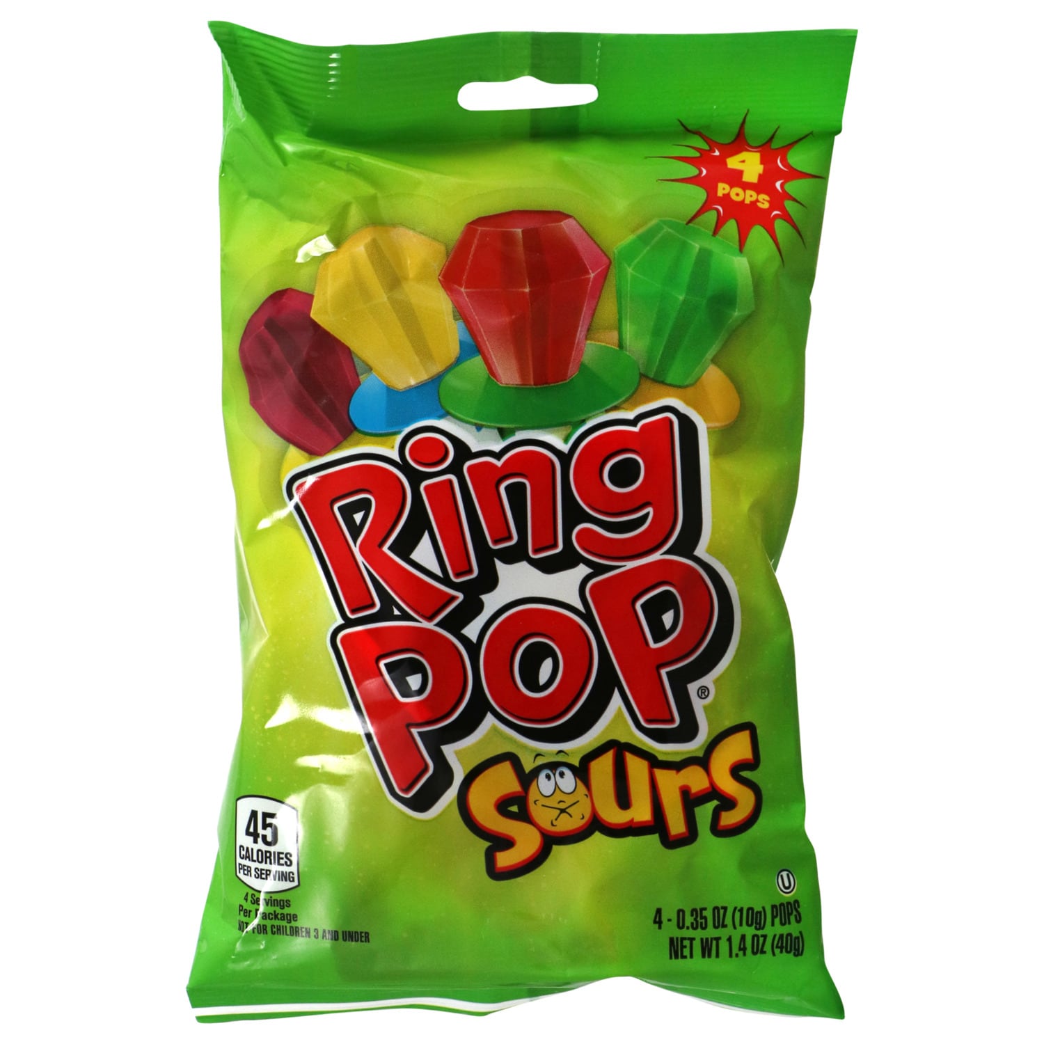 Ring Pop Sours, 4-ct. Bags