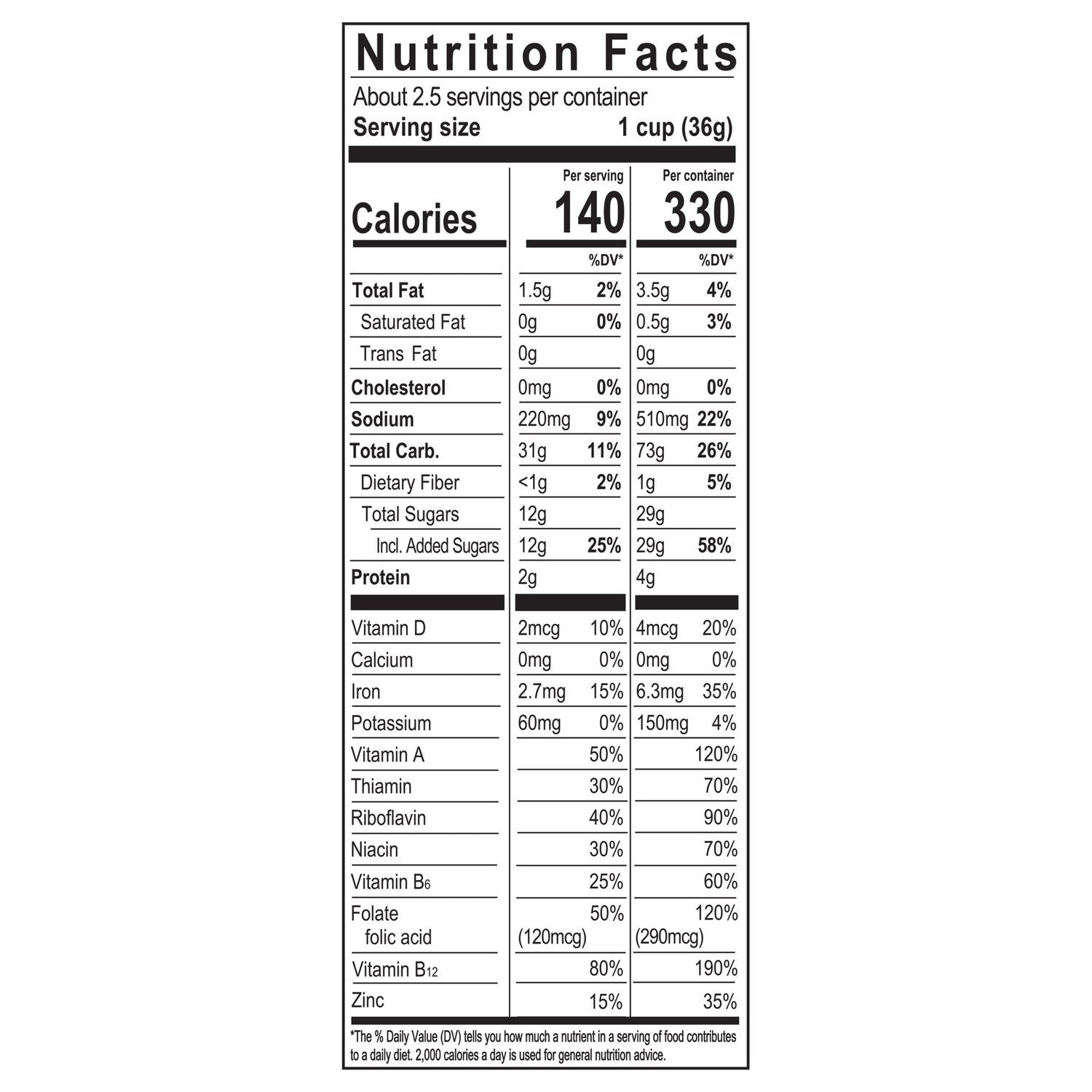 Post Cocoa Pebbles Cereal, 3-oz.
