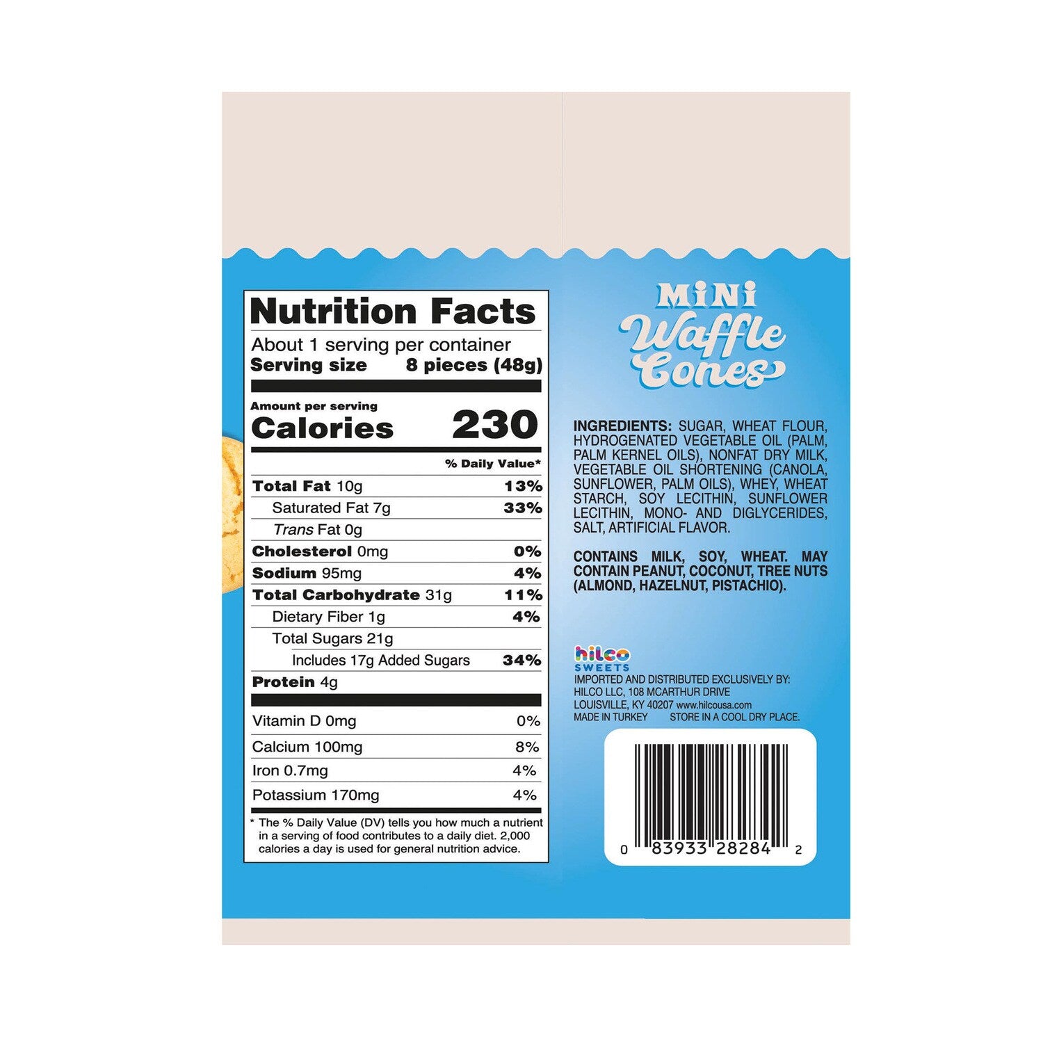 Mini Sugar Cookie Flavored Waffle Cones, 1-ct.