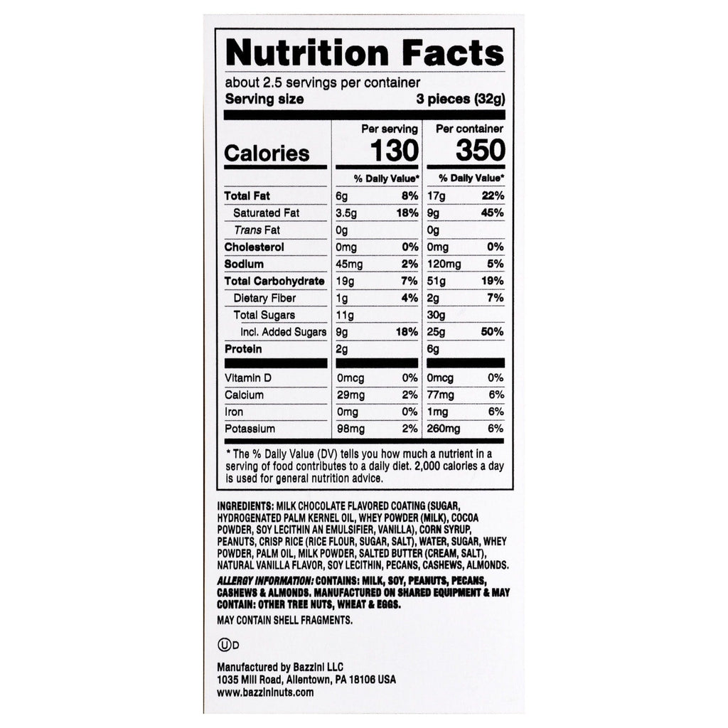Barton's Chocolate Covered Caramel Peanut Clusters, 3-oz.
