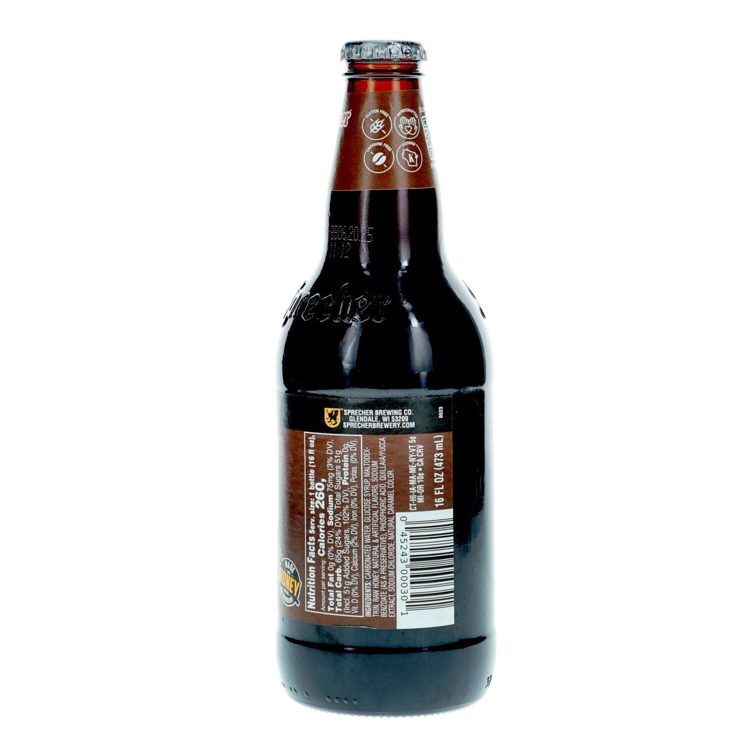 Sprecher Fire Brew Root Beer, 16 oz.