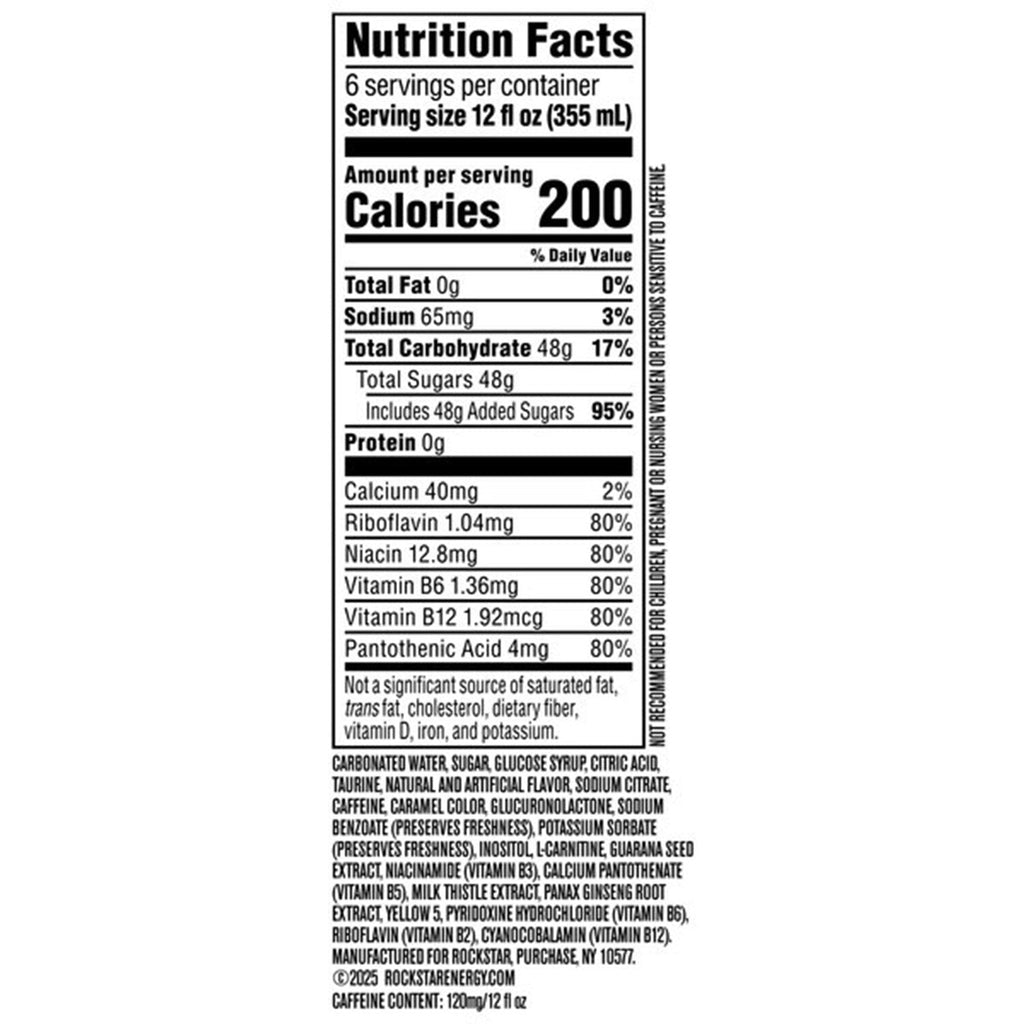 Rockstar Original Energy Drink, 1-ct.