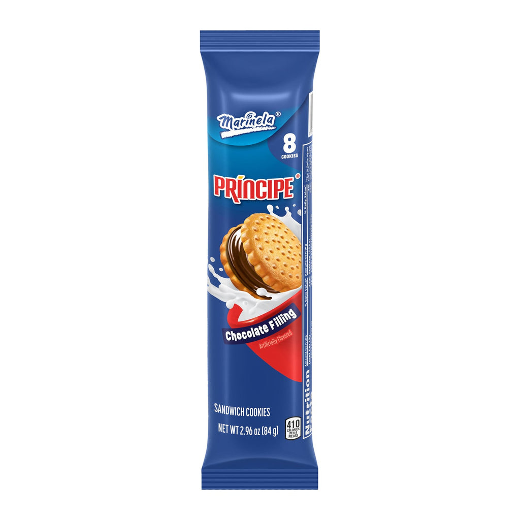 Marinela Principe Chocolate Sandwich Cookies, 8-pc Pack.