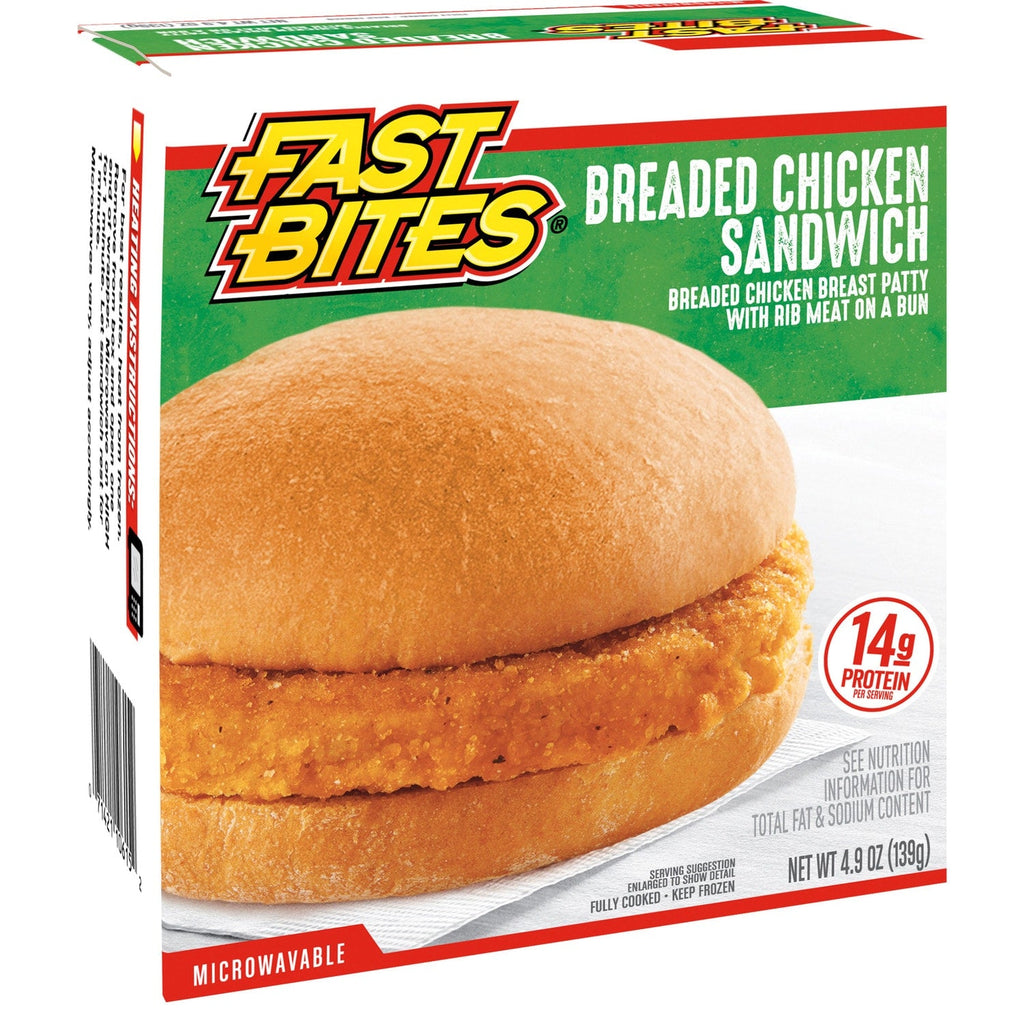 Fast Bites Breaded Chicken Sandwich, 1-ct.