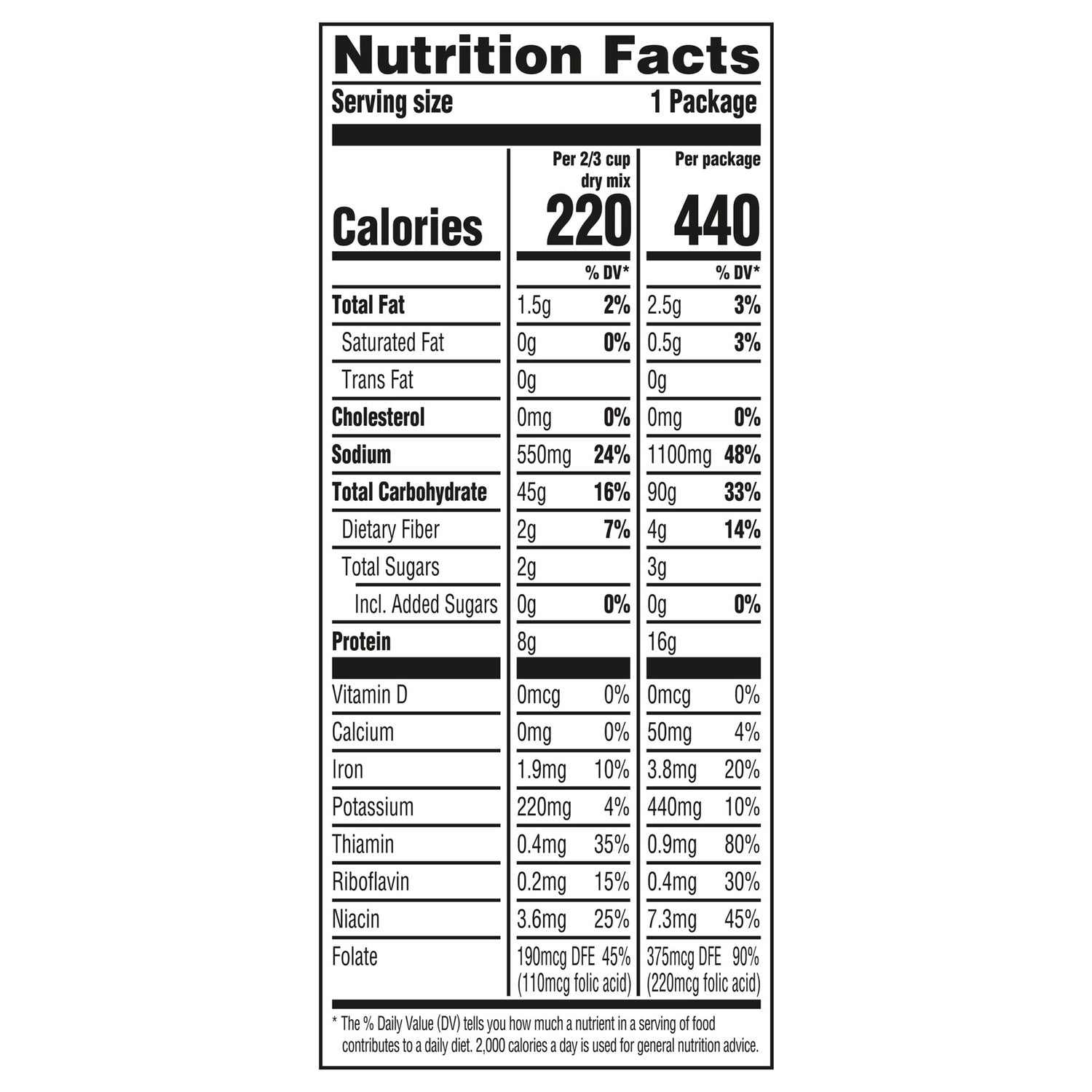 Knorr Pasta Sides Chicken Flavored Fettuccine, 4.3-oz.
