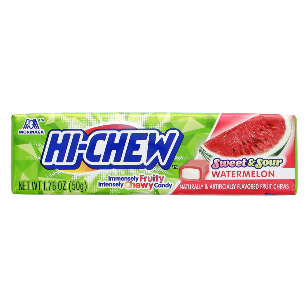 Morinaga Hi-Chew Watermelon Fruit Chews, 1.76 oz.