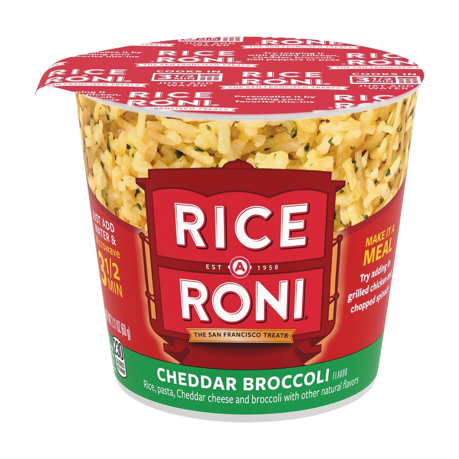 Rice A Roni Cheddar Broccoli Microwave Cup, 2.11 oz.