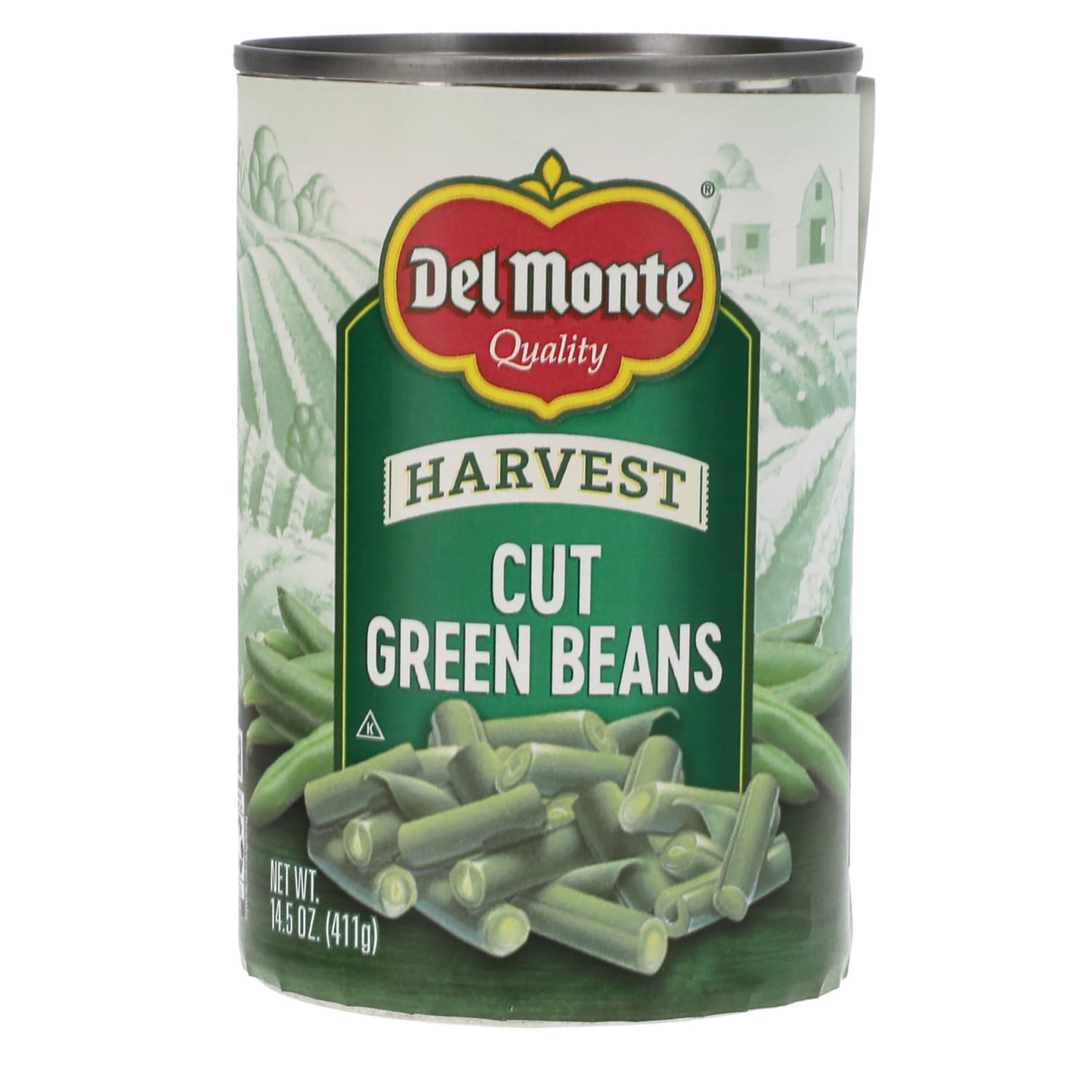 Del Monte Harvest Cut Green Beans, 14.5 oz. Can