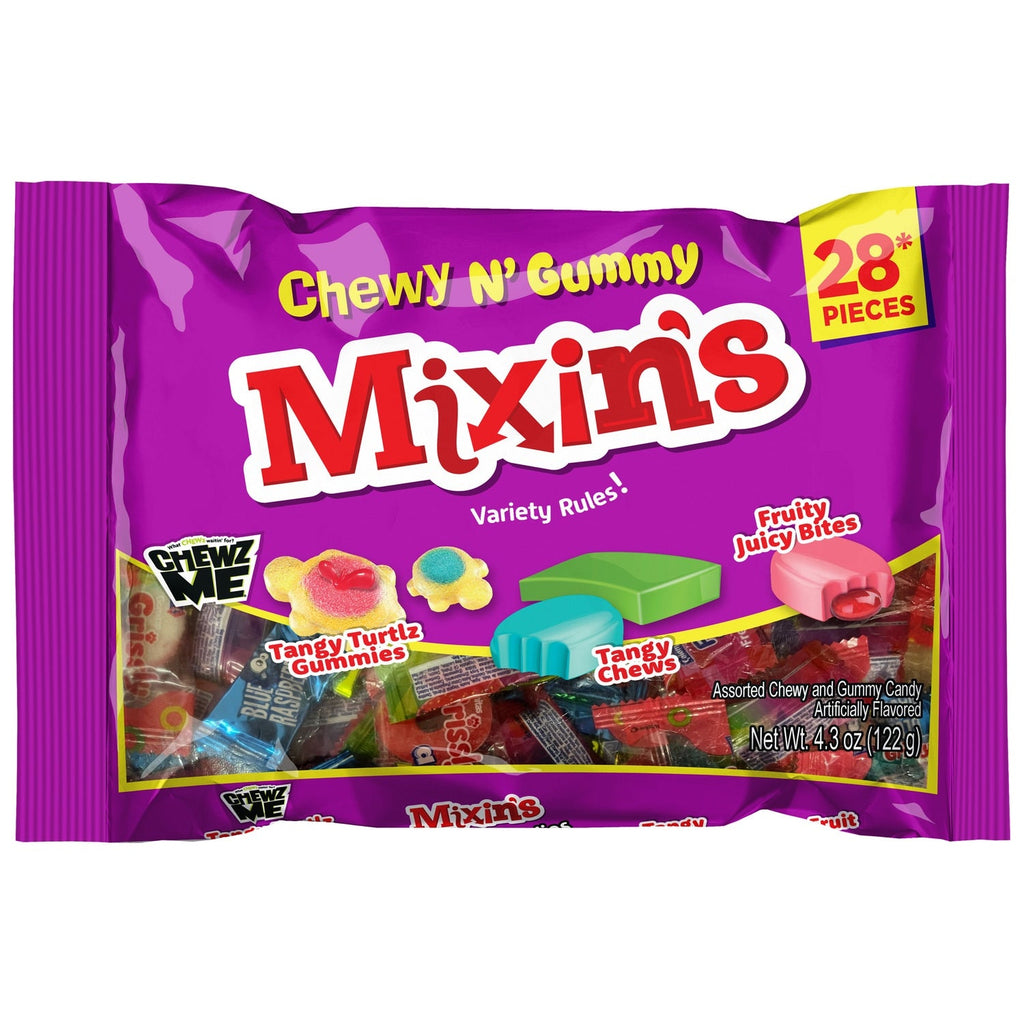 Mixins Chewy and Gummy Trick-or-Treat Candy, 28 ct.