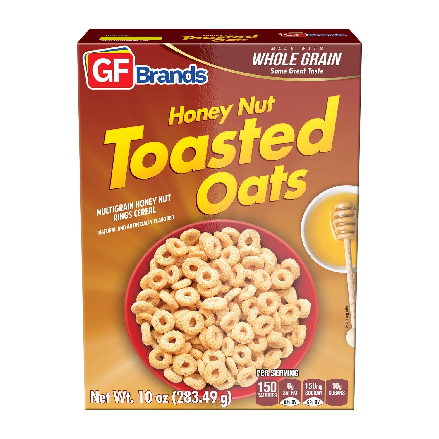 GF Brands Honey Nuts Toasted Oats, 1-ct.