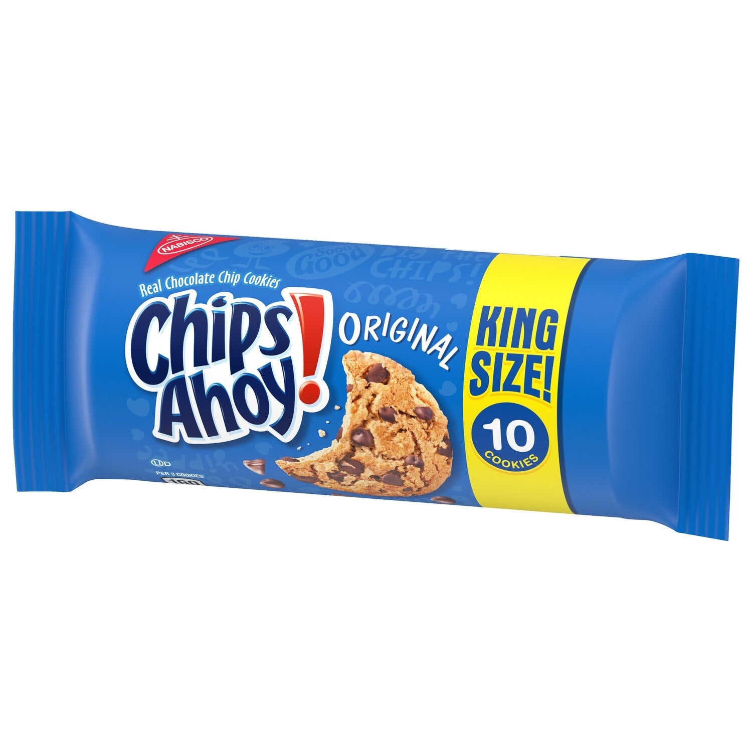 Nabisco King-Size Chips Ahoy! Original Chocolate Chip Cookies, 10-ct.