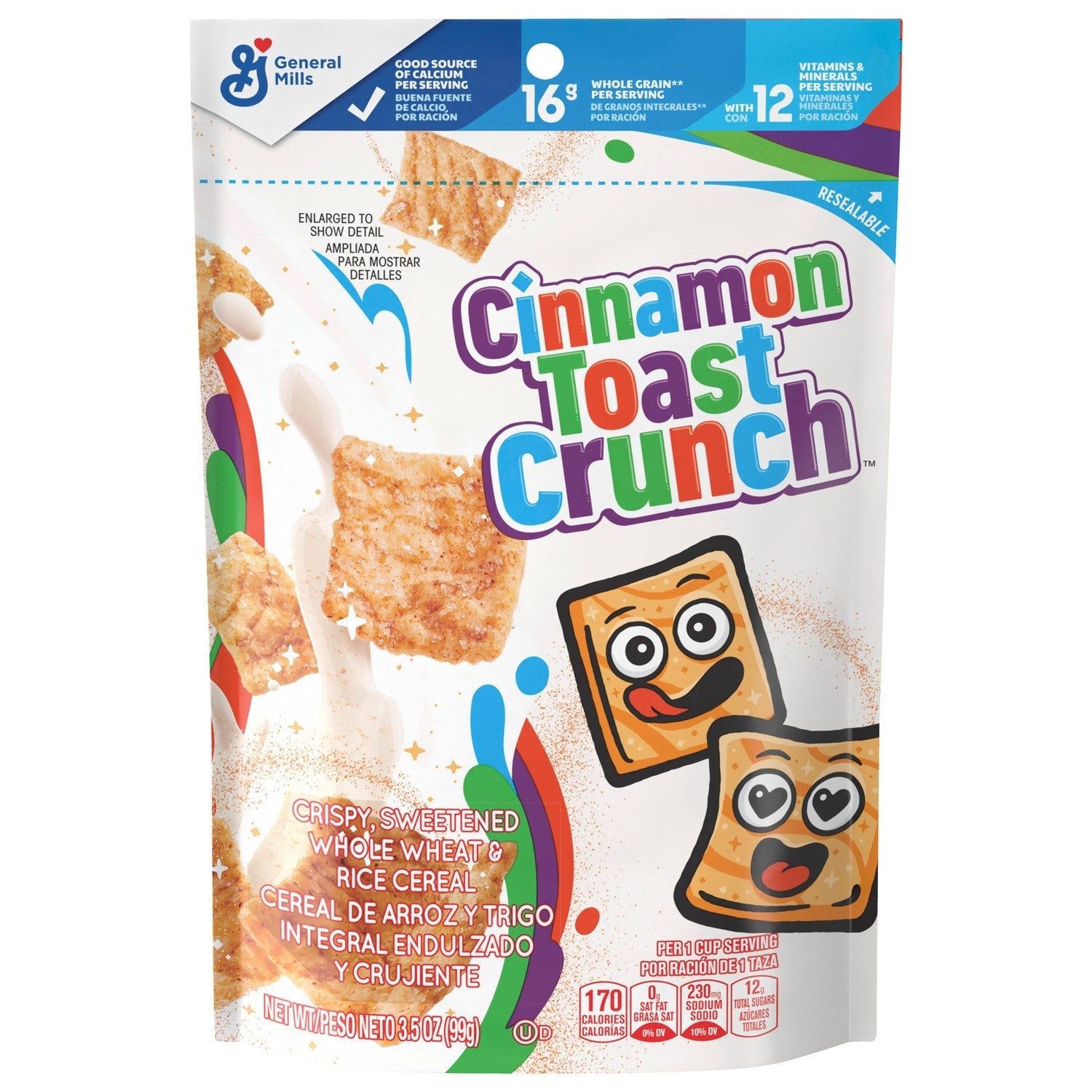 General Mills Cinnamon Toast Crunch Cereal, 3.5-oz.