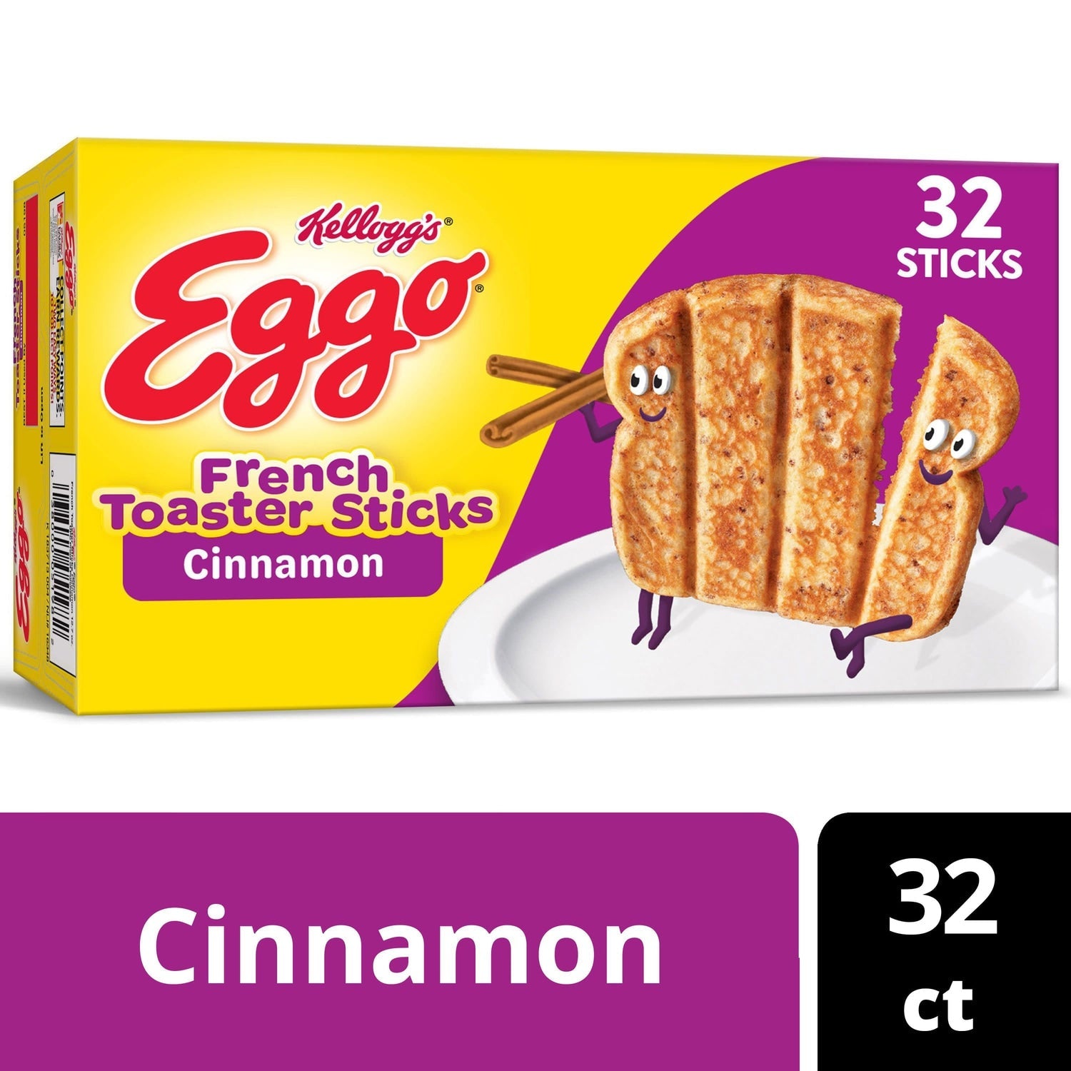 Kellogg's Eggo Cinnamon French Toaster Sticks, 32 ct.