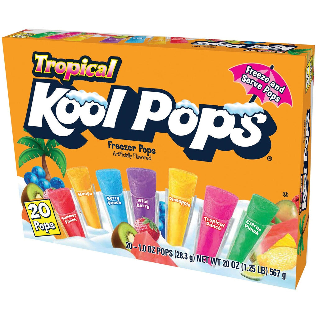 Kool Pops Freezer Bars - Tropical Flavors, 16 and 20 ct.