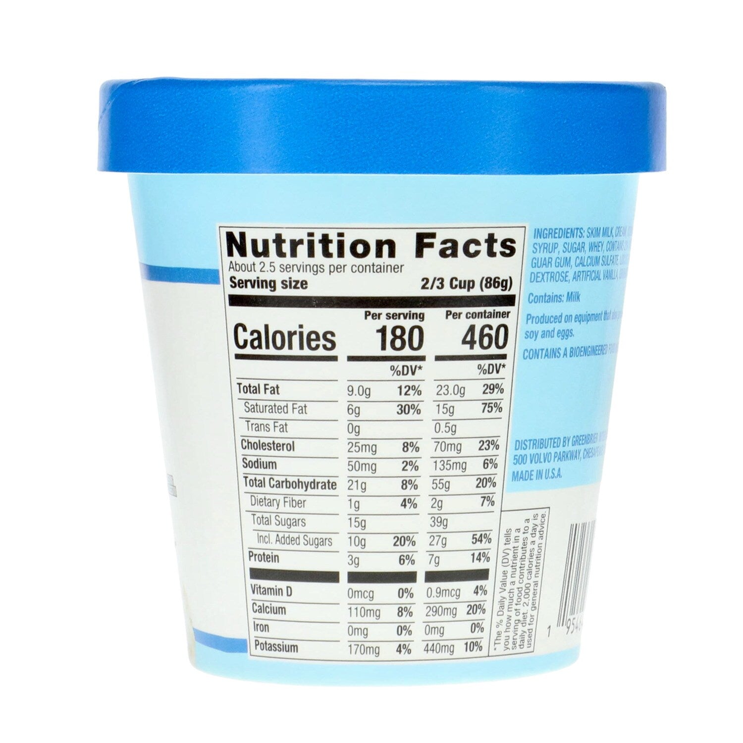 Founders Street Vanilla Bean Ice Cream Tub, 1-ct.