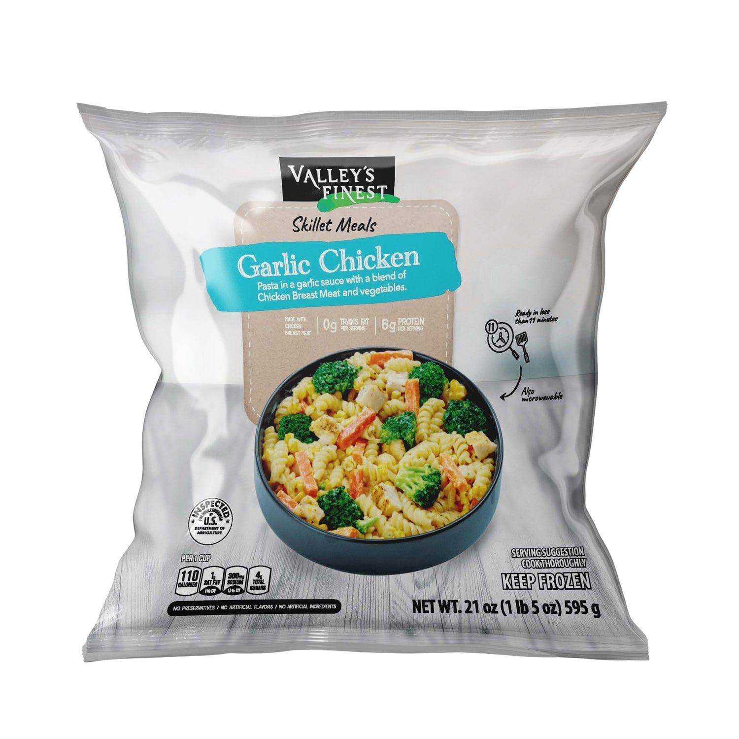 Valley's Finest Chicken Alfredo Pasta, 1-ct.