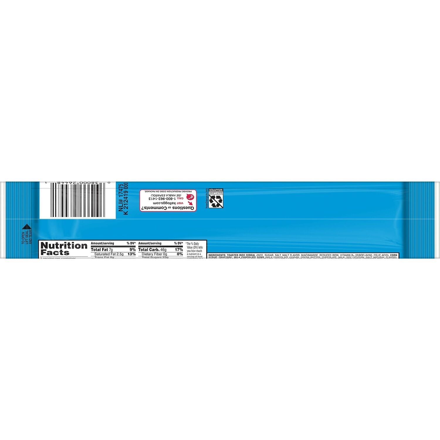 Kellogg's Rice Krispies Treats Bars Blasted with M&amp;M's Minis, 2.1 oz.