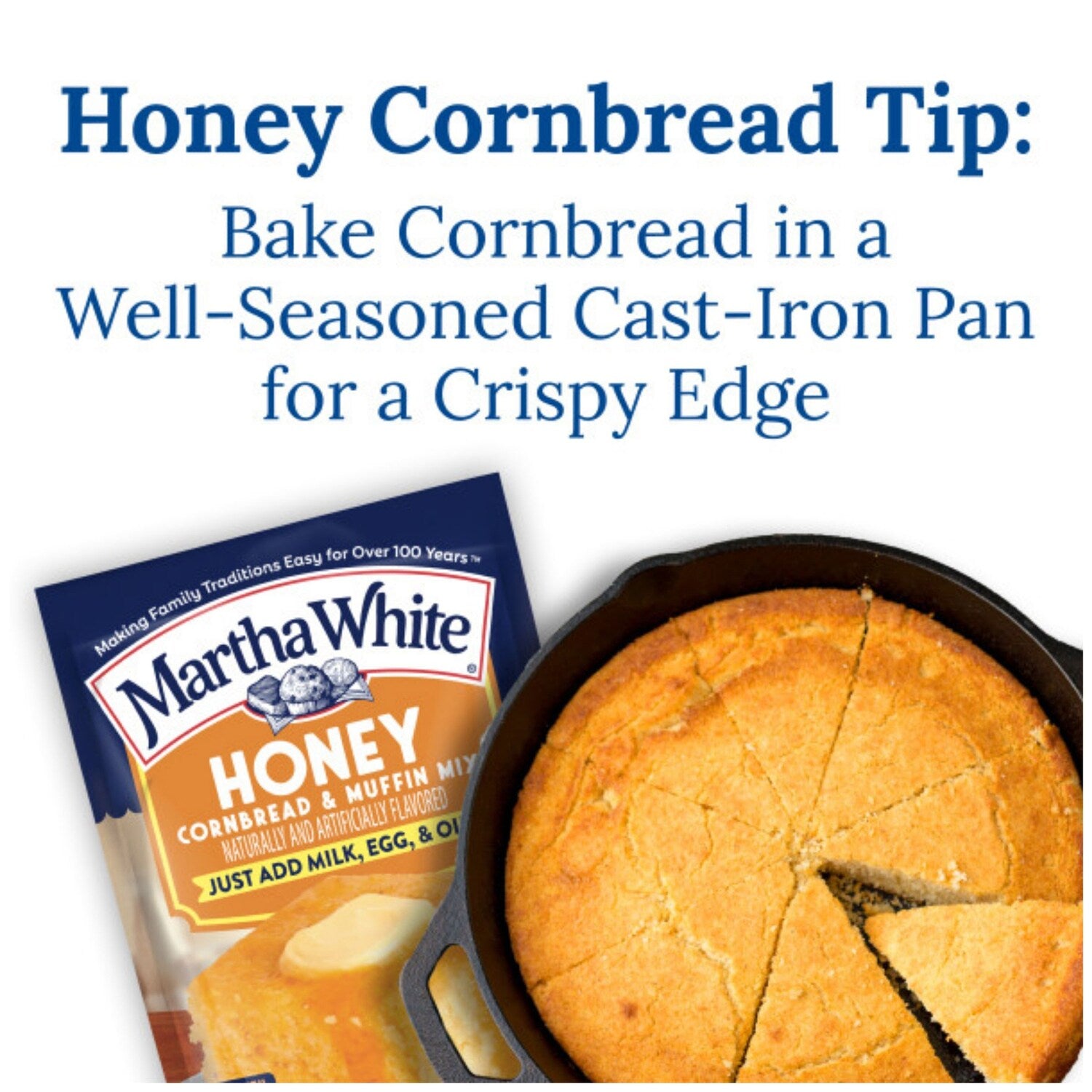 Martha White Honey Cornbread And Muffin Mix, 1-ct.