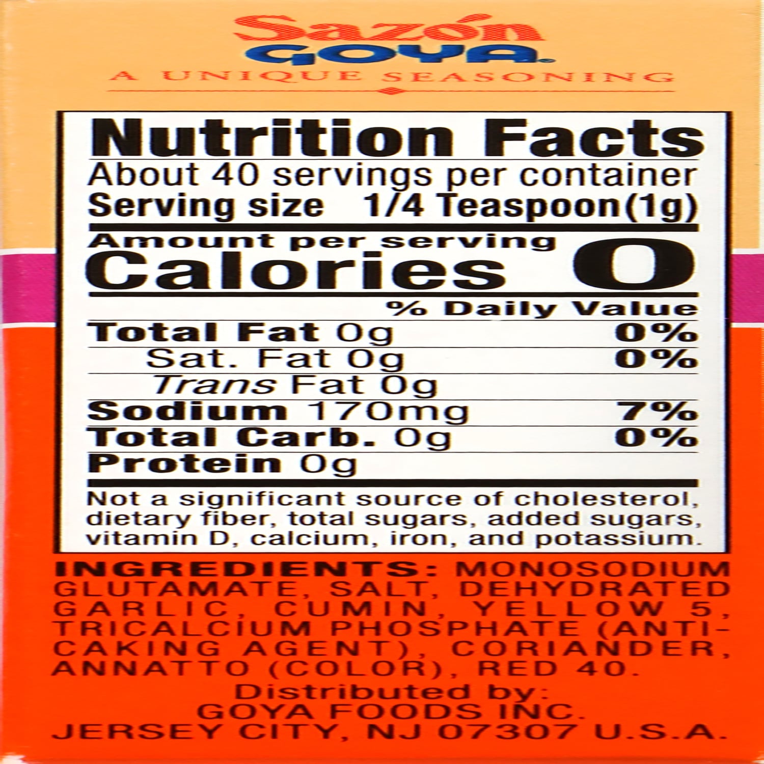 Goya Sazon Seasoning, 8-ct. Boxes