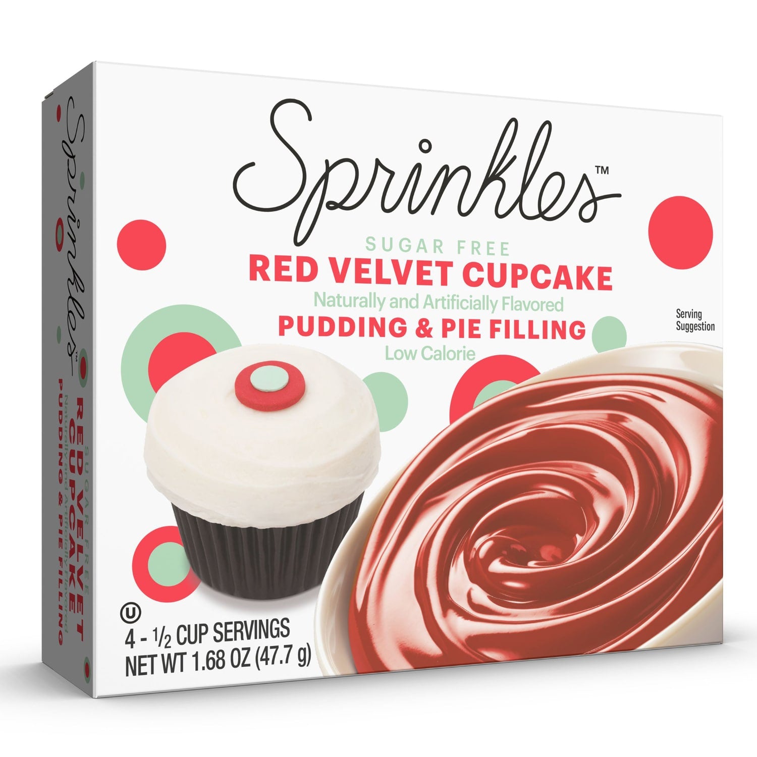 Sprinkles Sugar Free Red Velvet Cupcake Pudding &amp; Pie Filling Box, 1-ct.