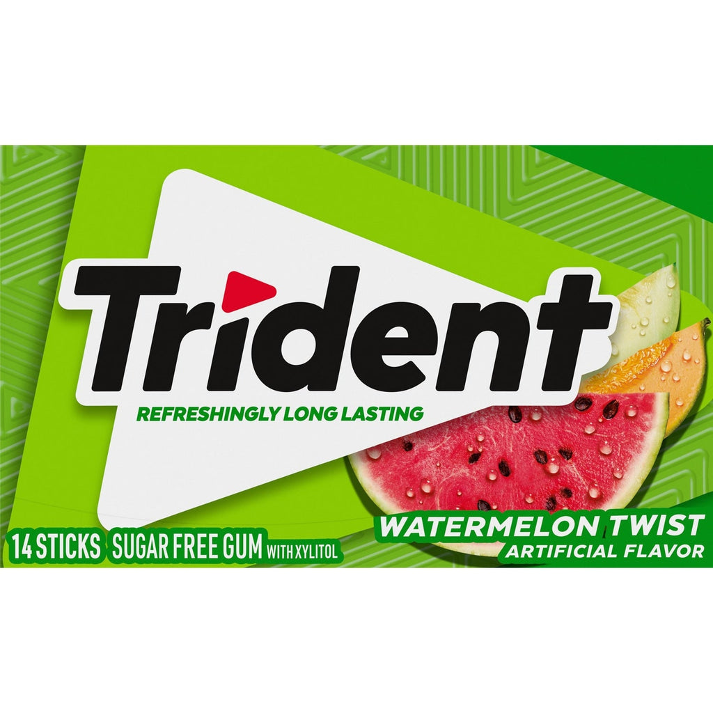 Trident Sugar Free Gum - Watermelon Twist, 14-pc. Packs