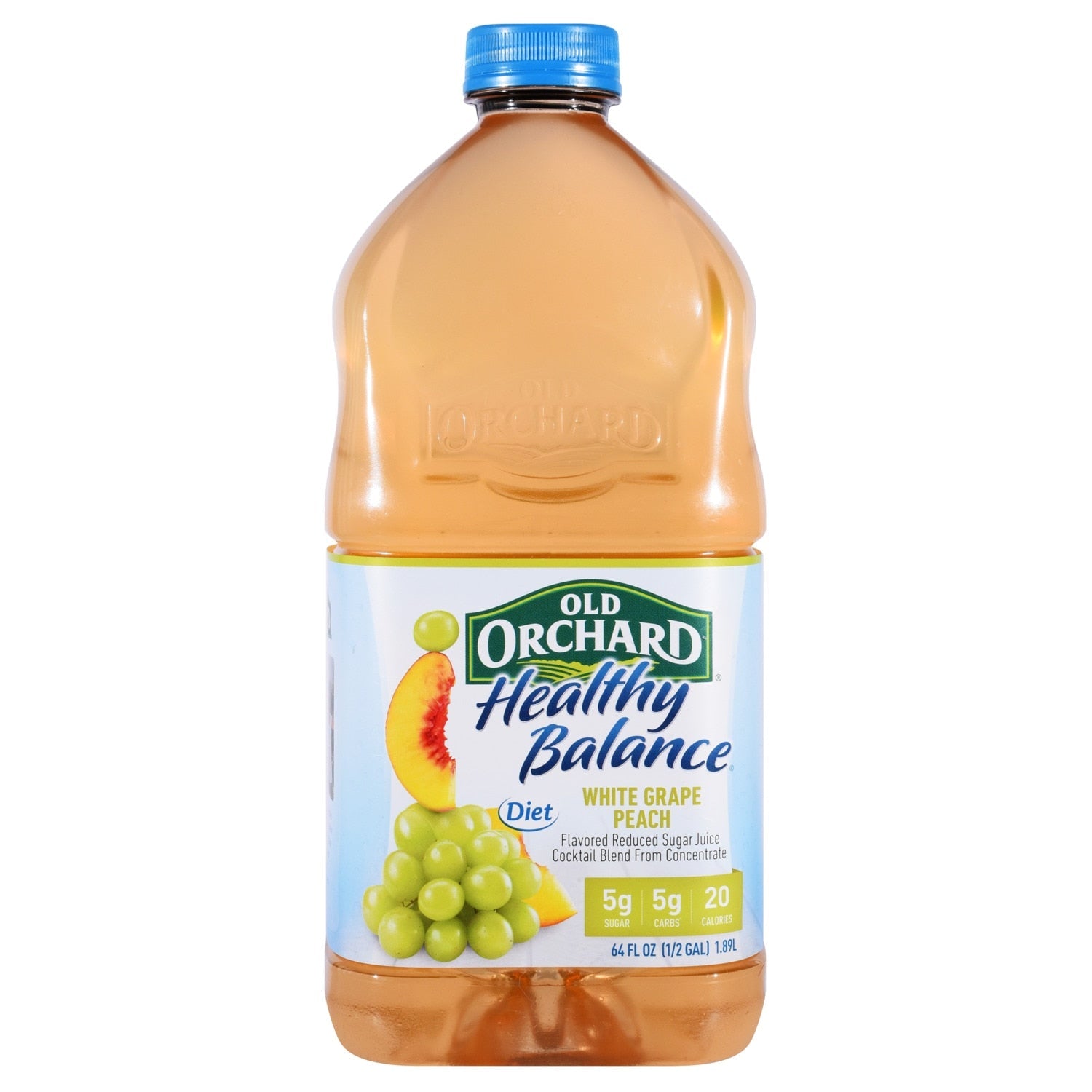 Old Orchard Healthy Balance Diet White Grape Peach Juice, 64-oz. Jugs