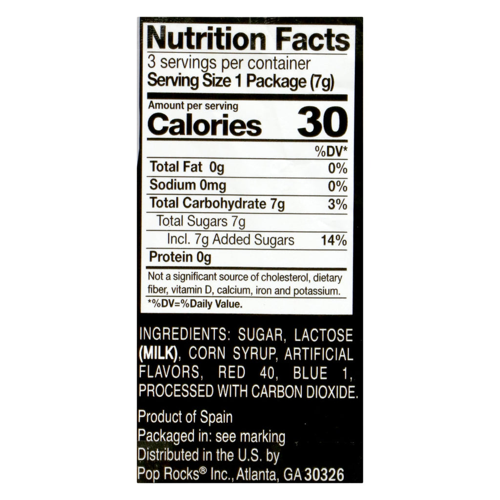 Pop Rocks Sugar Candy, 3-ct. Packs