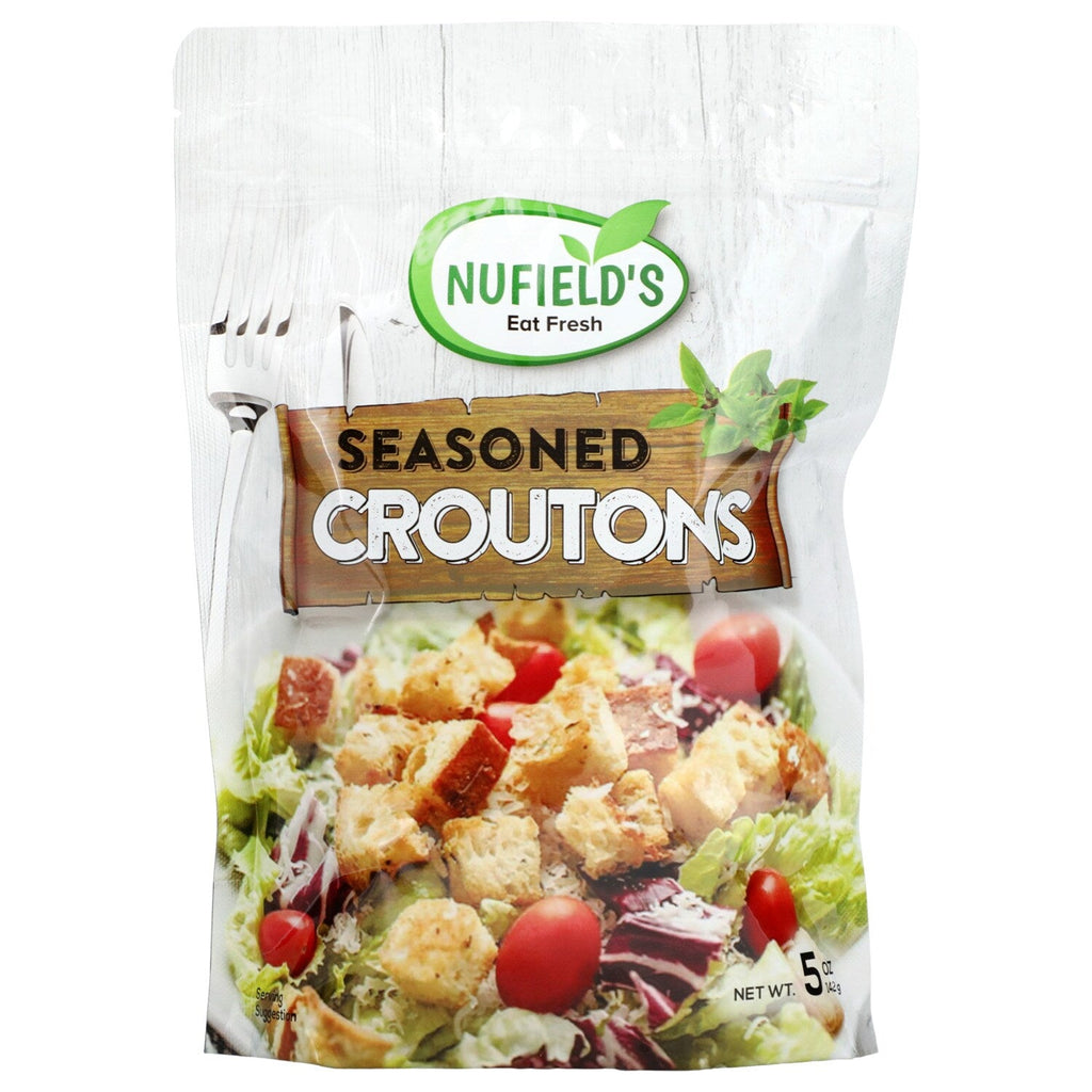 Nufield's Eat Fresh Seasoned Croutons, 5 oz. Bag