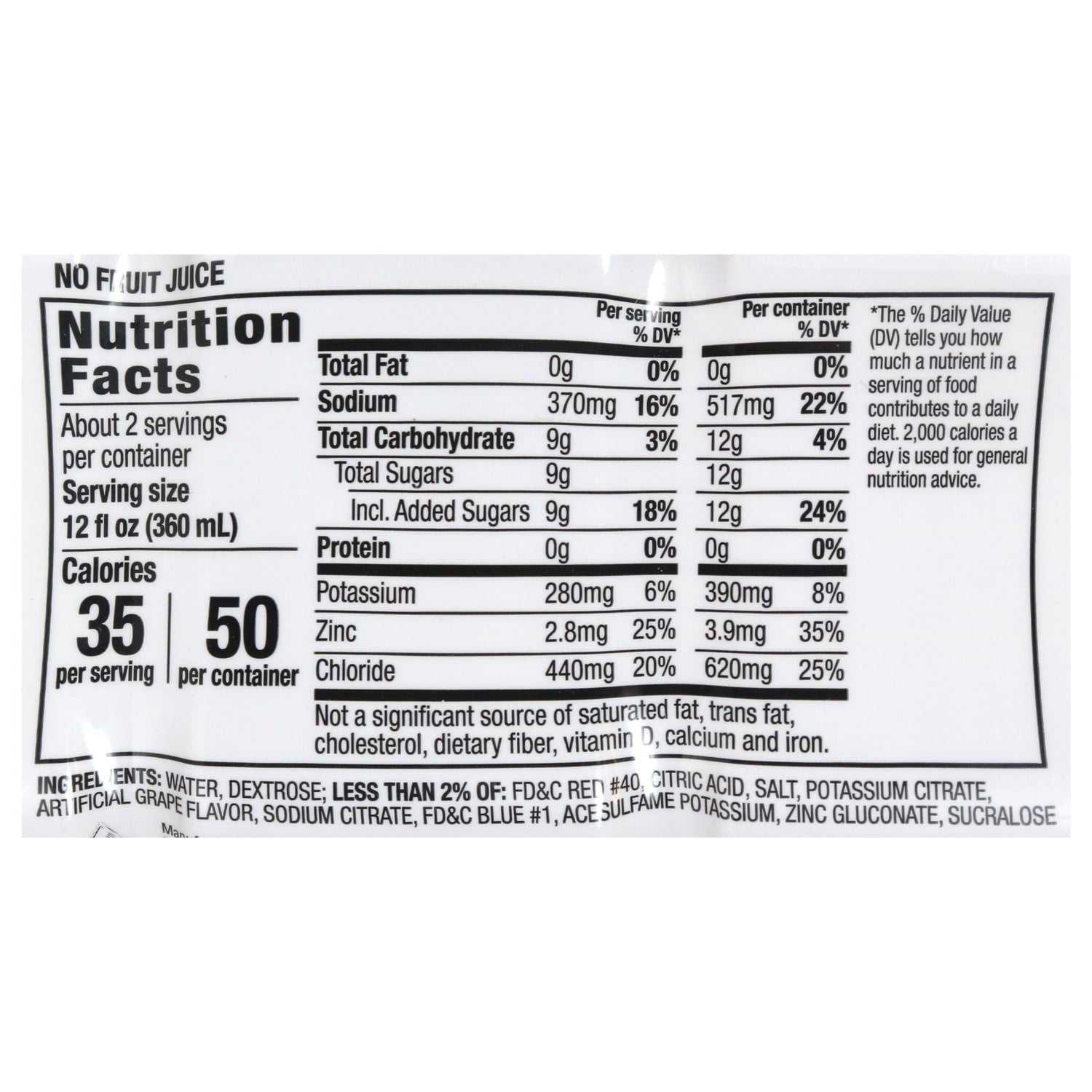 Ready In Case Pediatric Electrolyte Drink - Grape, 16.9 oz.