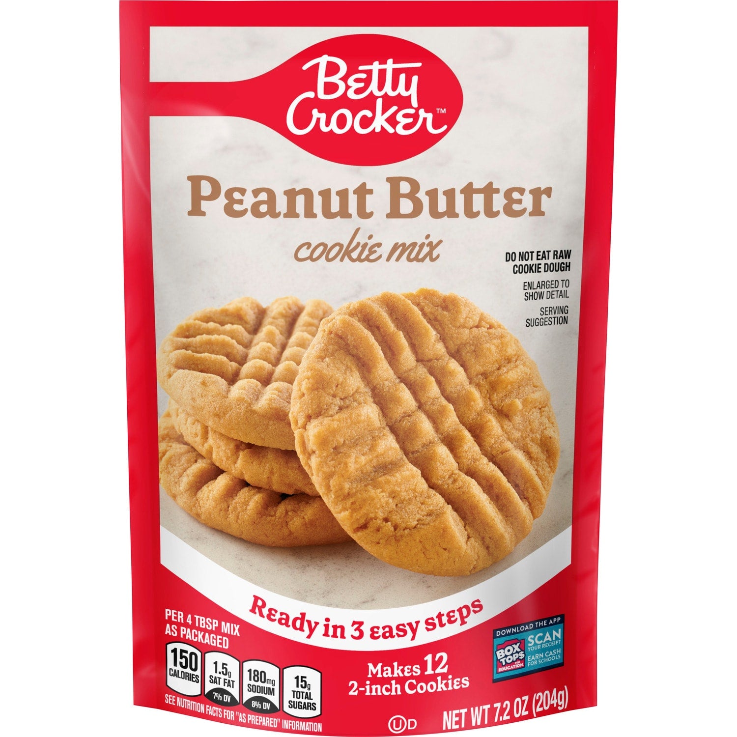 Betty Crocker Peanut Butter Cookie Mix, 7.2-oz.