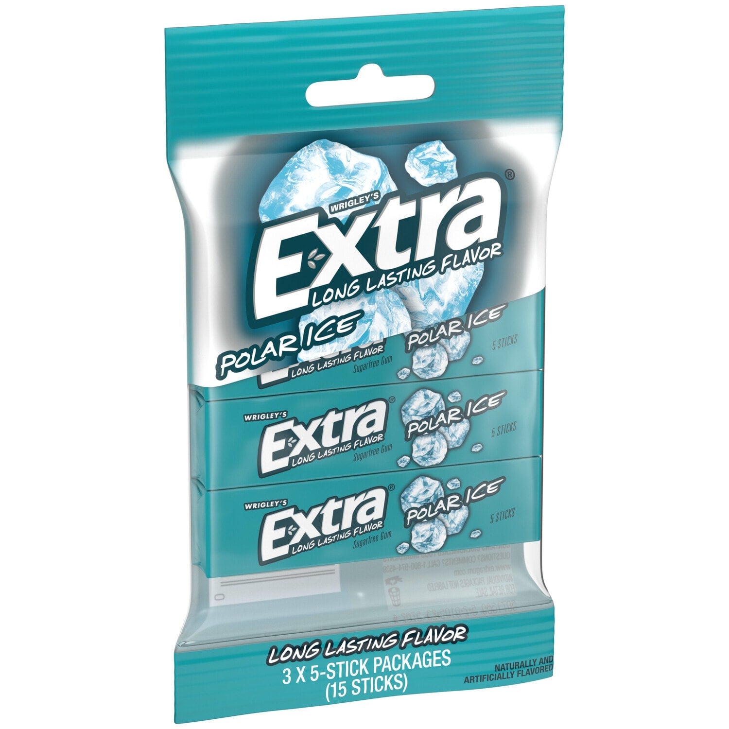 Wrigley's Extra Polar Ice Chewing Gum, 3-pc Pack.