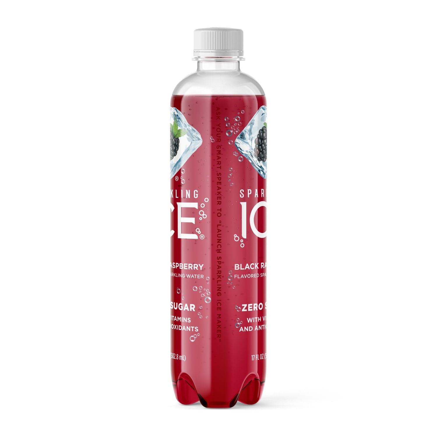 Sparkling Ice Black Raspberry Flavored Spring Water, 17-oz. Bottle