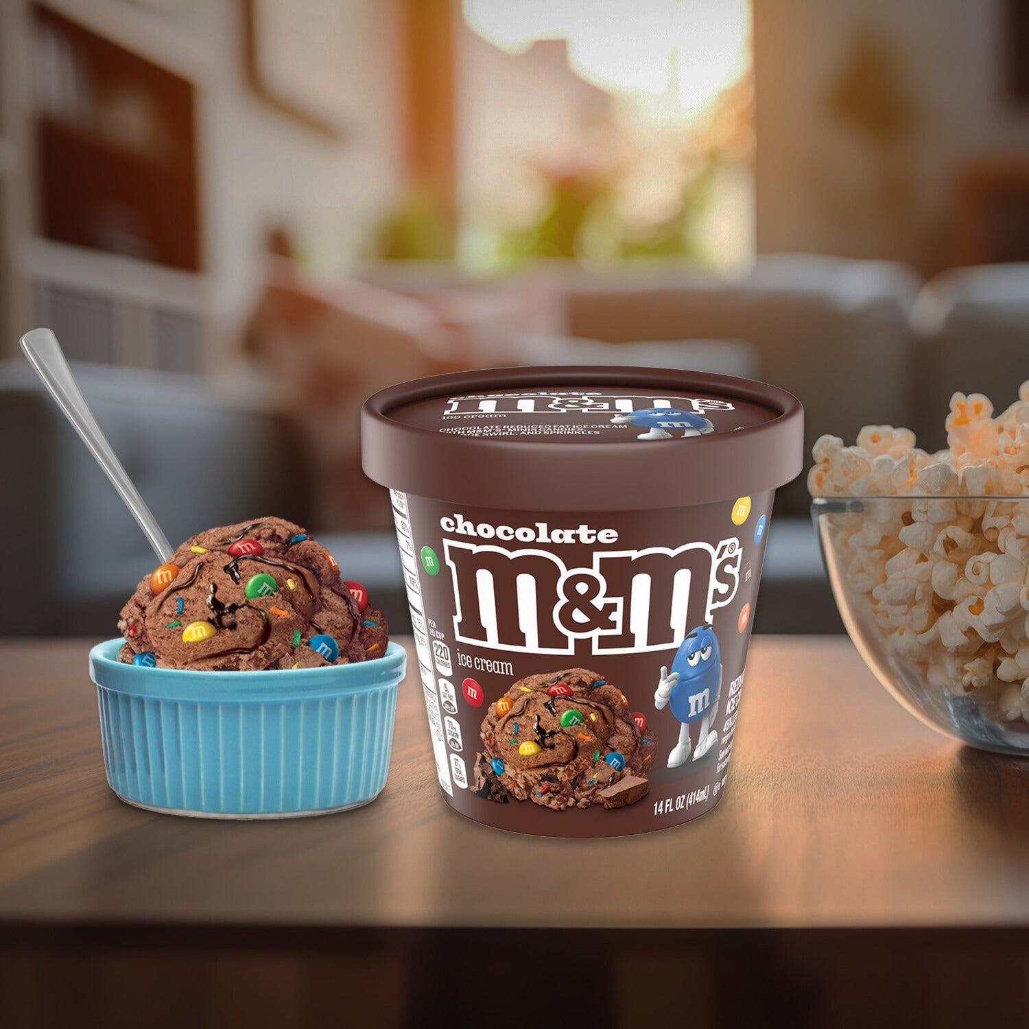 Mars M&amp;M'S Chocolate Ice Cream, 14 oz.