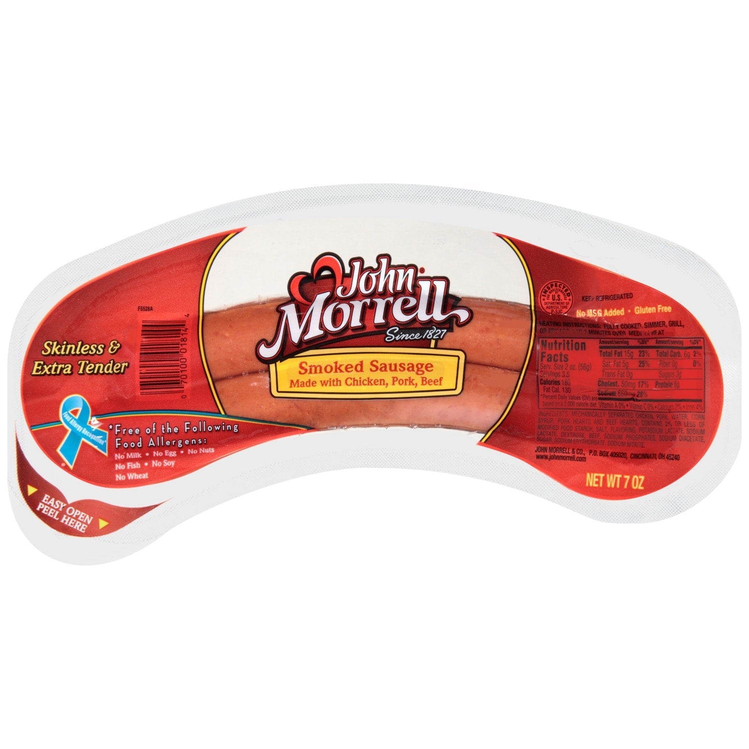 John Morrell Smoked Sausage, 7-oz.