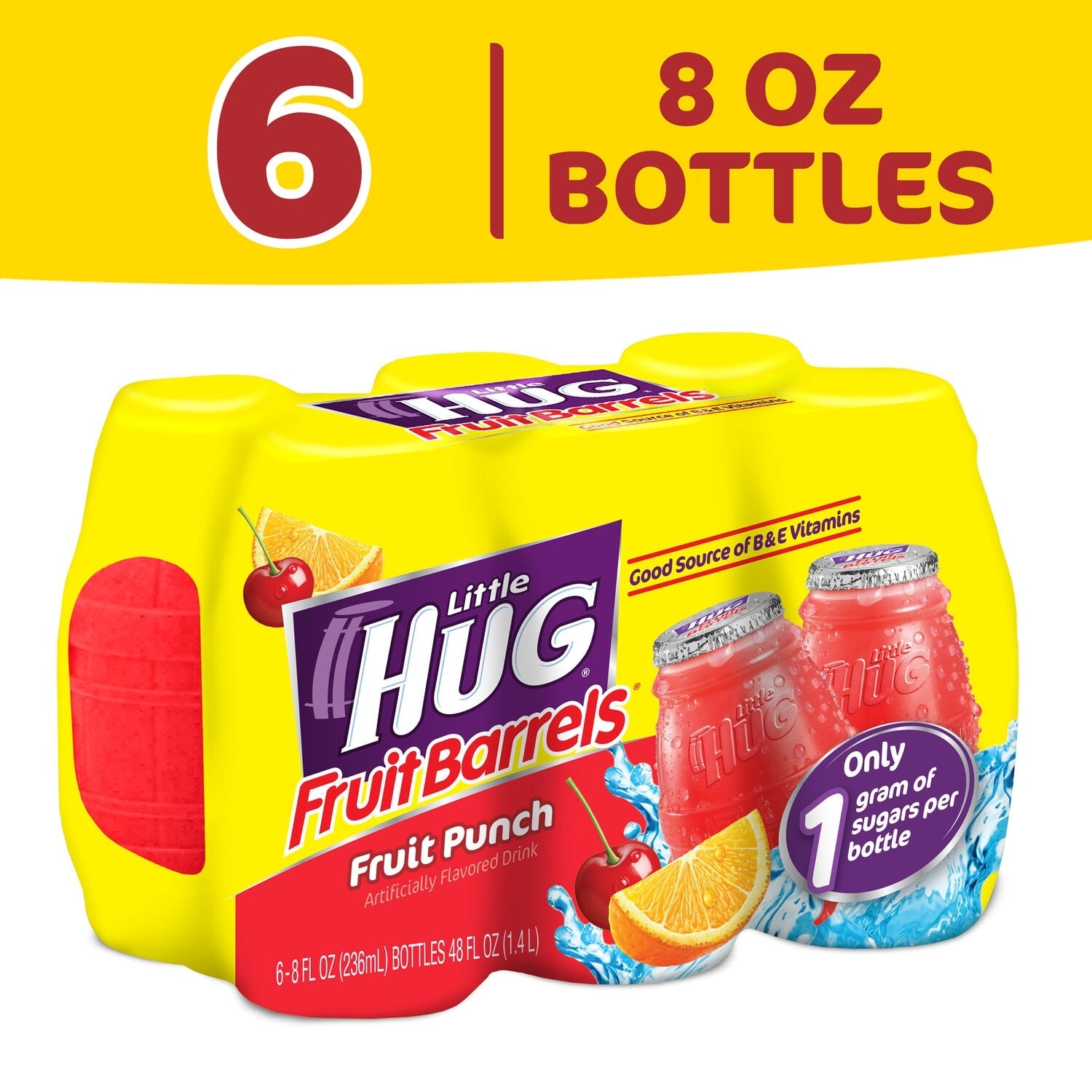 Little Hugs Fruit Punch Fruit Barrels, 6-ct. Packs