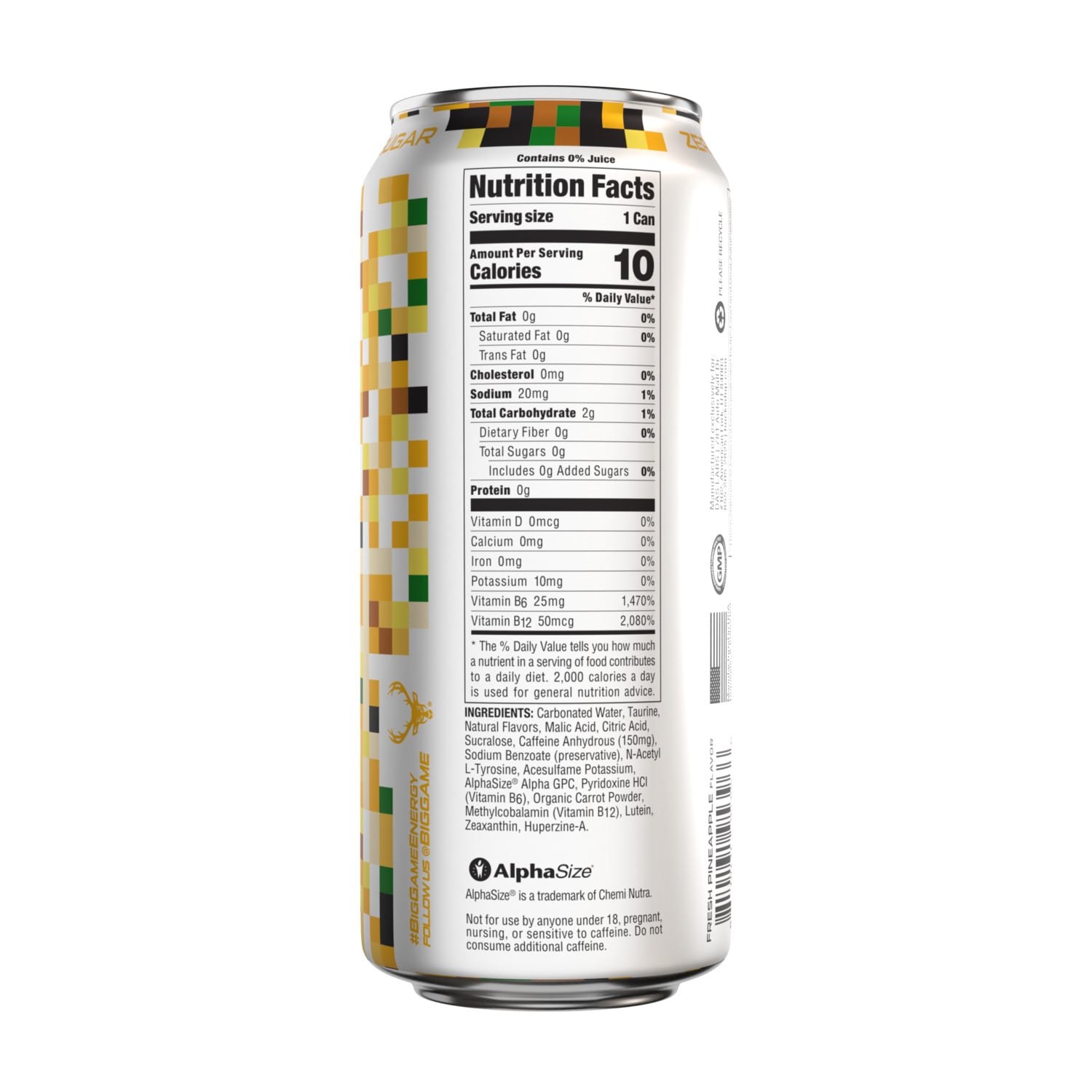 Big Game Energy Pineapple Punch Drink, 16-oz. Can