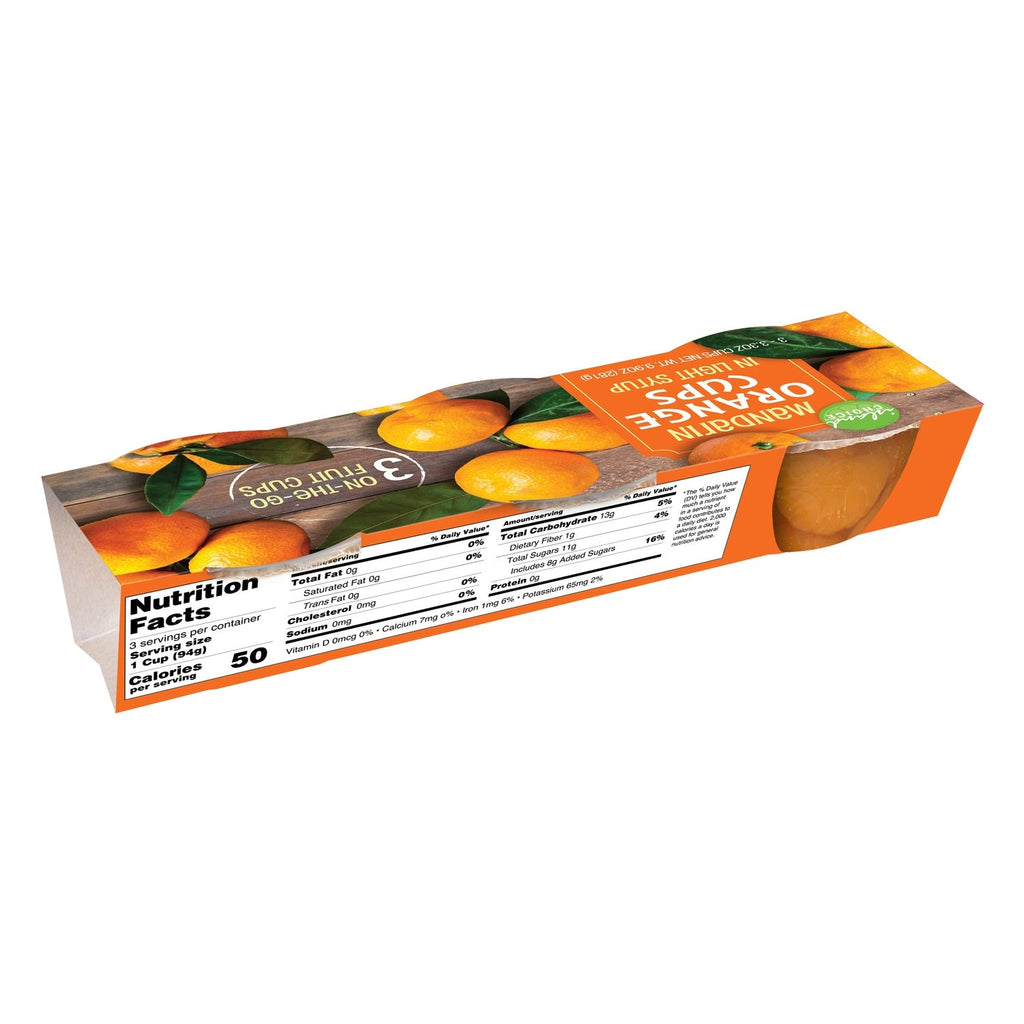 Island Choice Mandarin Orange Cups In Light Syrup, 9.9 oz. Packs