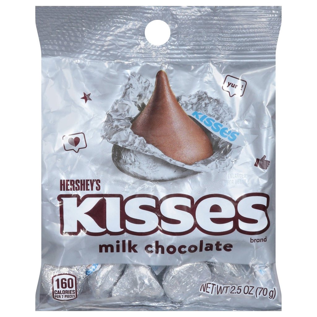 Hershey's Kisses Milk Chocolate Kisses, 2.5-oz.